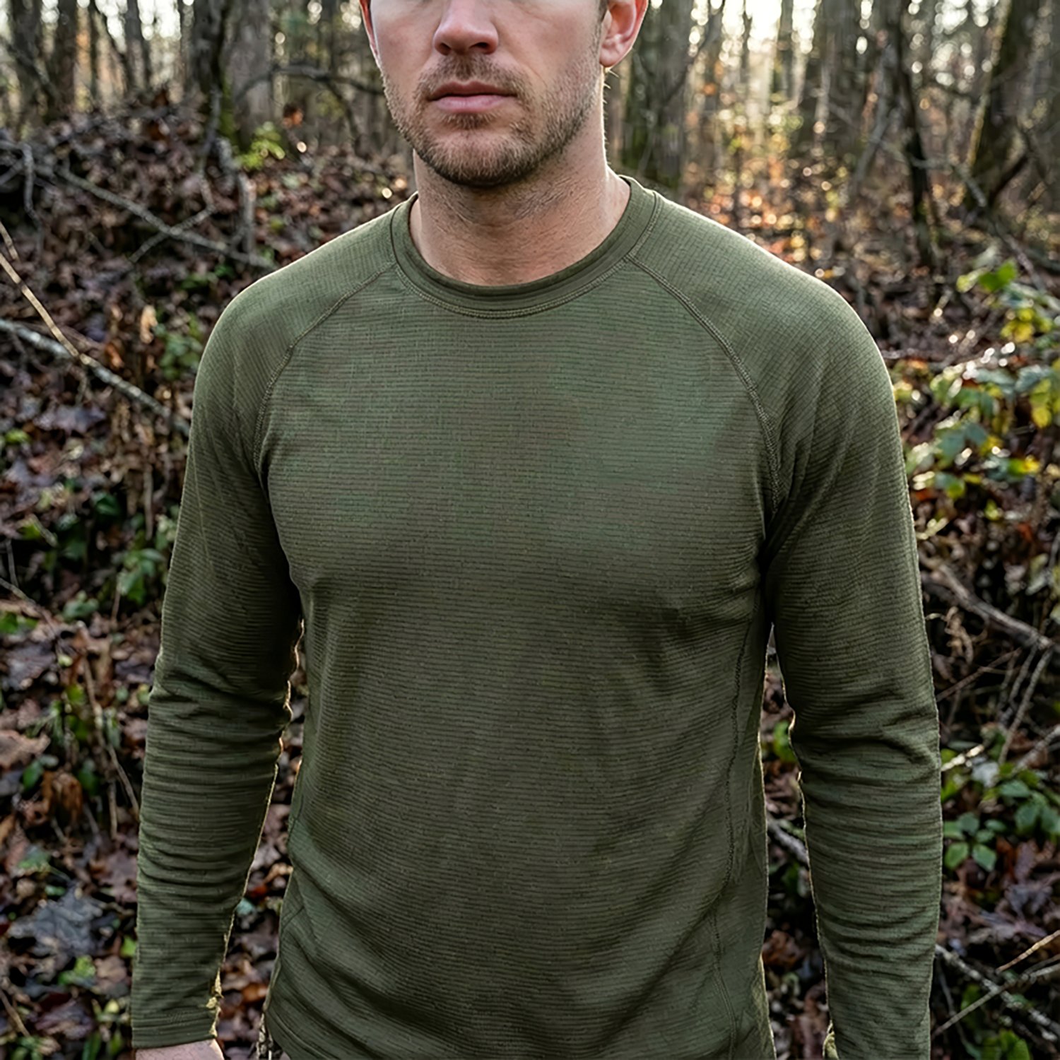 Magellan Outdoors Men's HuntGear Heavy Weight Baselayer Crew Neck Top - view number 6