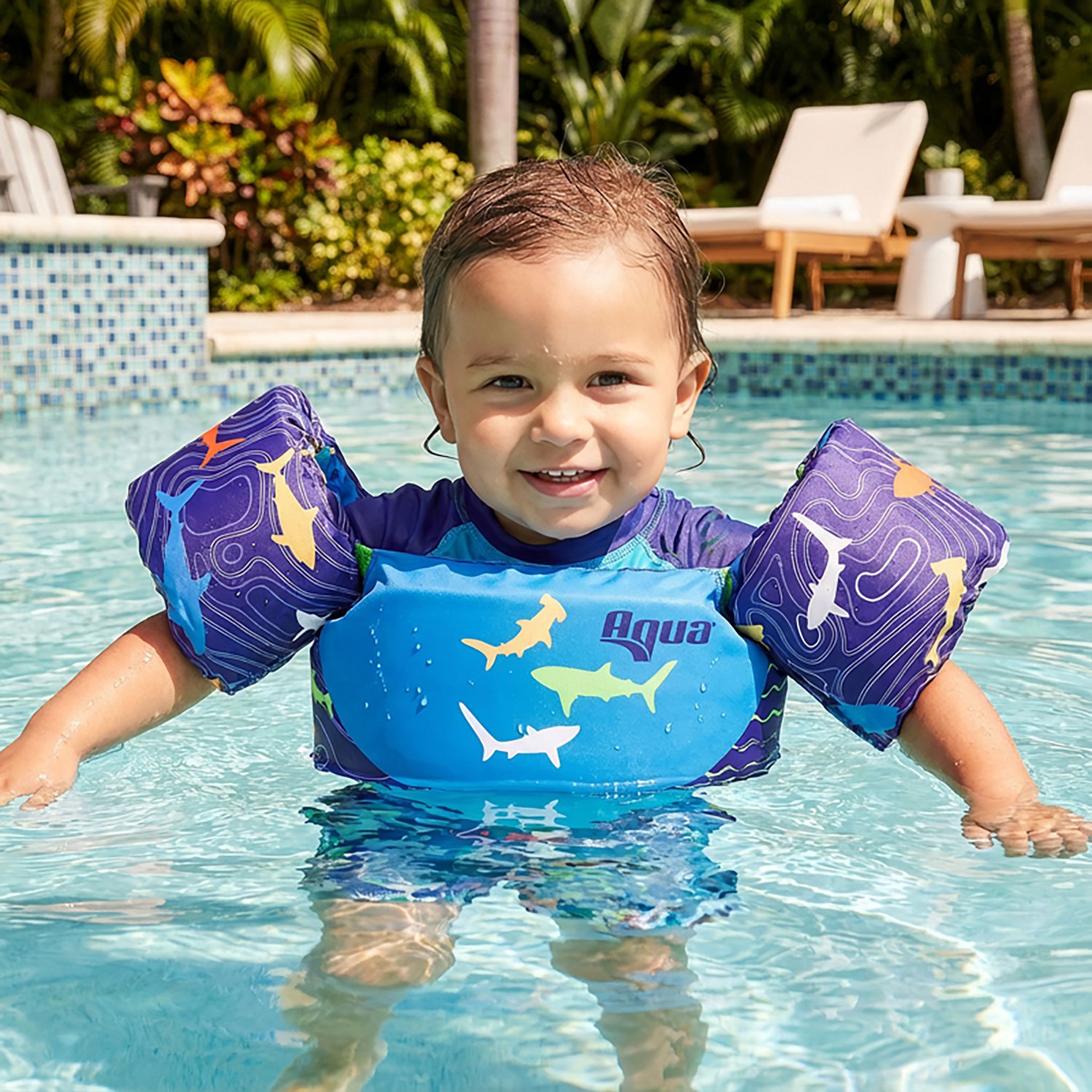 Aqua-Leisure Kids' Tadpole Swimmer Shark USCG Level 70 Life Vest                                                                 - view number 8