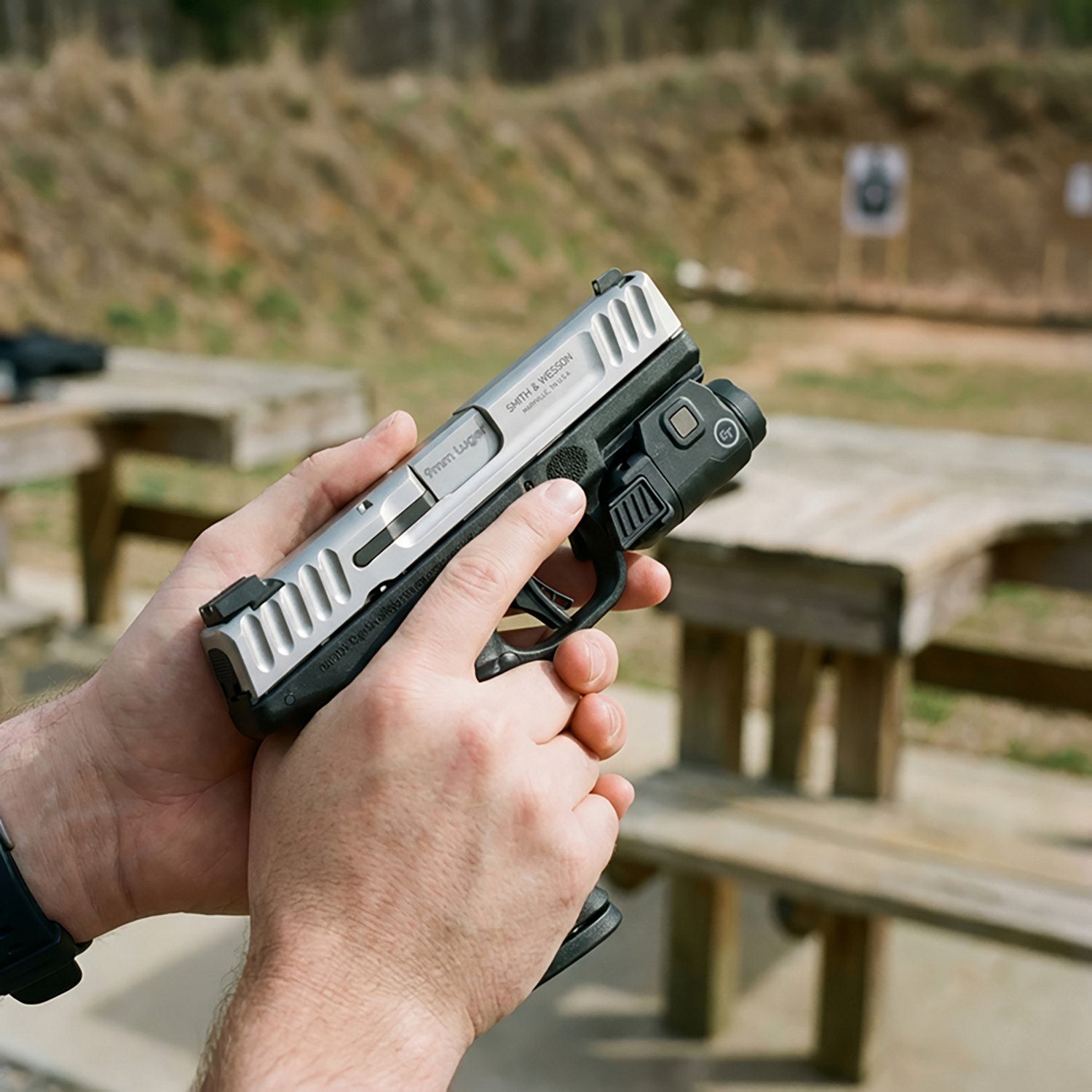 Smith & Wesson SD9 2.0 9mm Pistol with Crimson Trace Light - view number 2