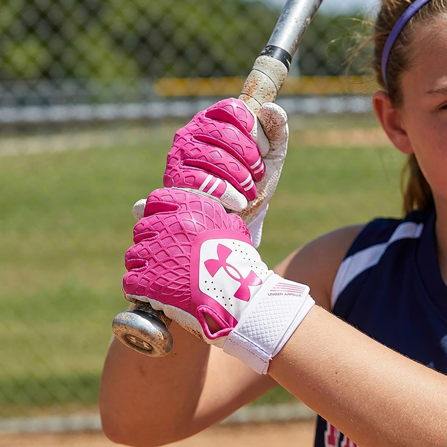 Under Armour Kids' Glyde Softball Batting Gloves - view number 4