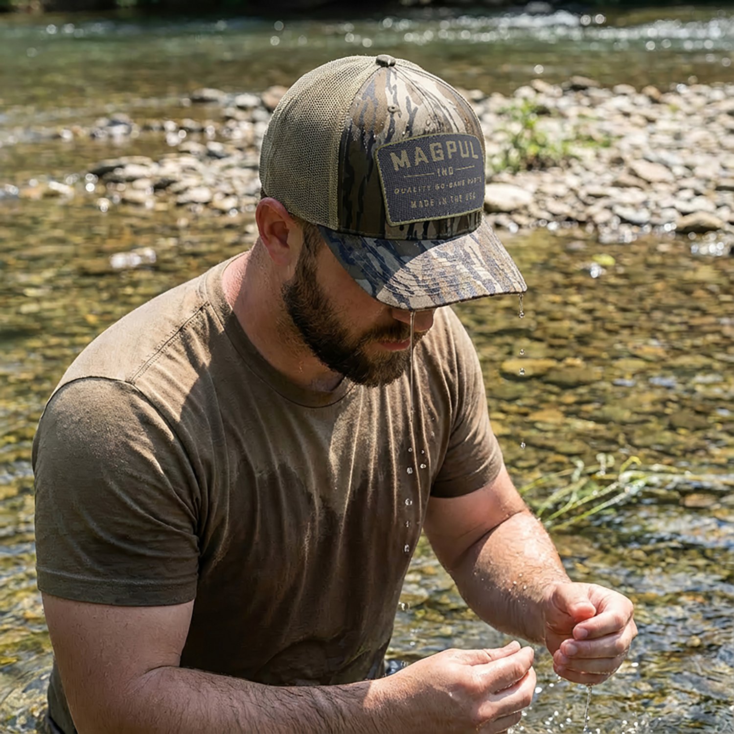 Magpul Adults' Go Bang Camo Trucker Cap - view number 7