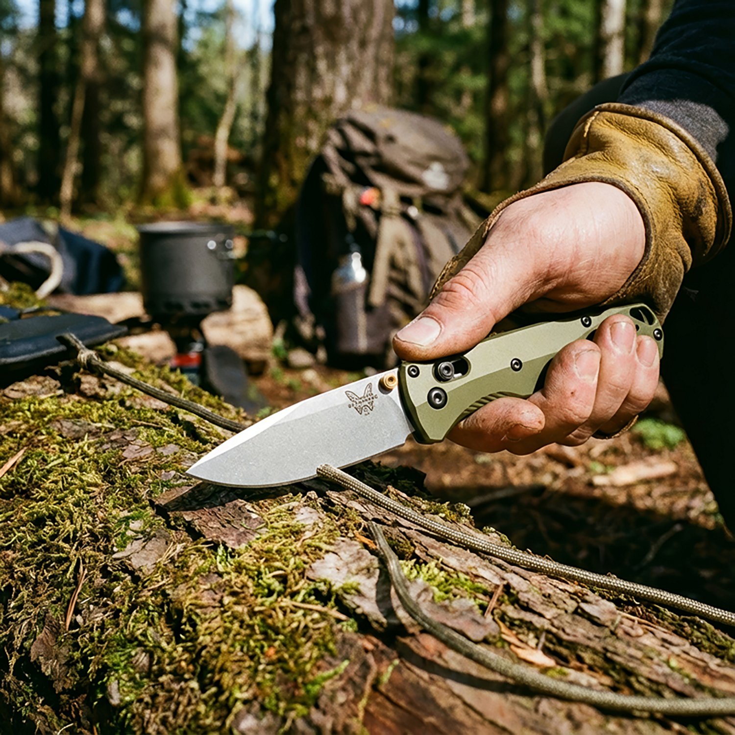 Benchmade Mini Bugout Drop-Point Knife
