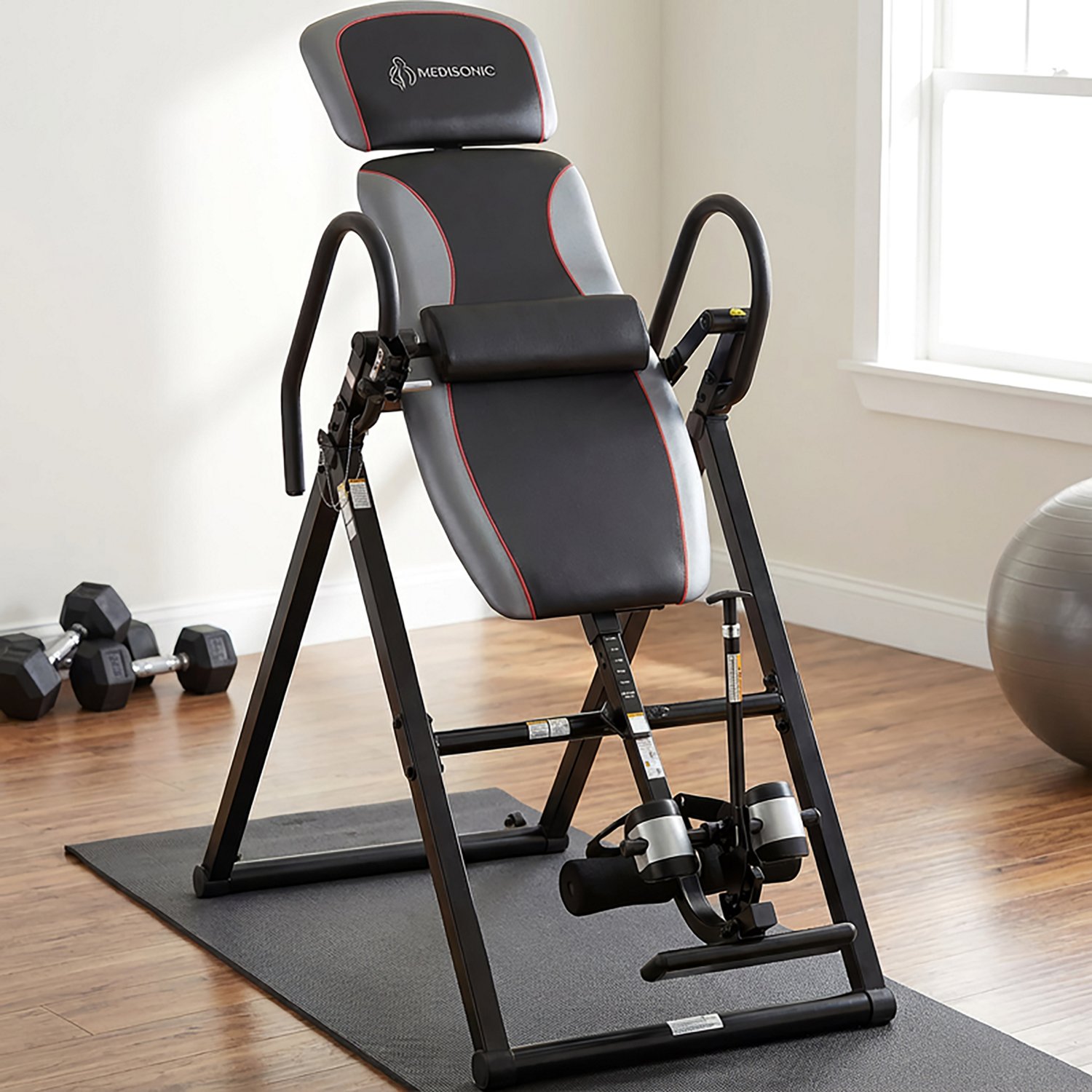 Medisonic Inversion Therapy Table with with Adjustable Headrest and Adjustable Lumbar Pad - view number 6