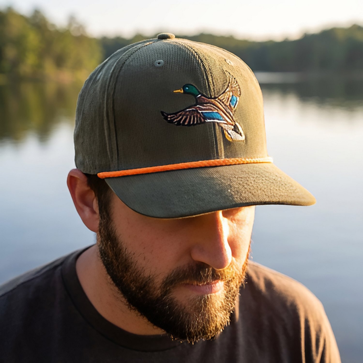 Paramount Apparel Corduroy Mallard Rope Cap - view number 4