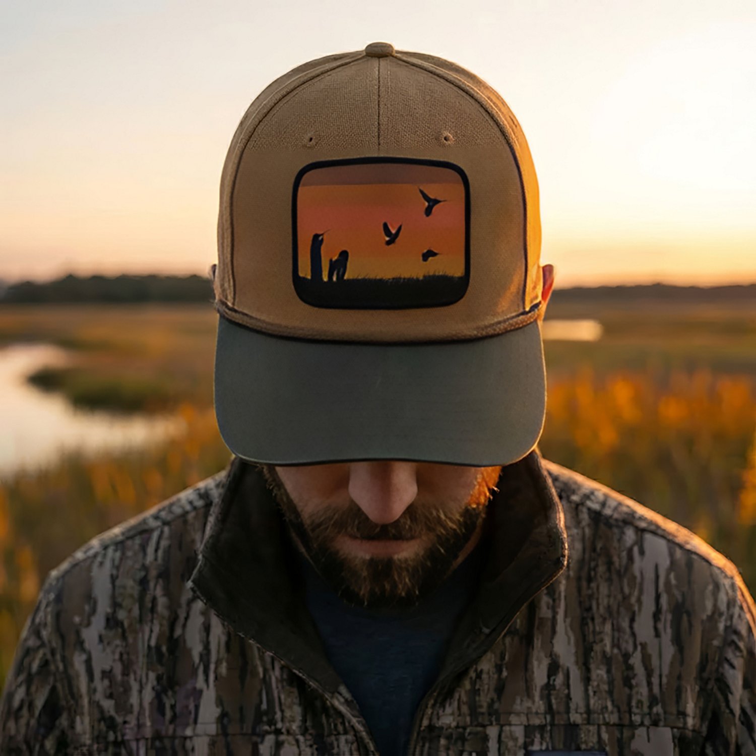 Paramount Apparel Men's Canvan Dove Patch Rope Cap - view number 4