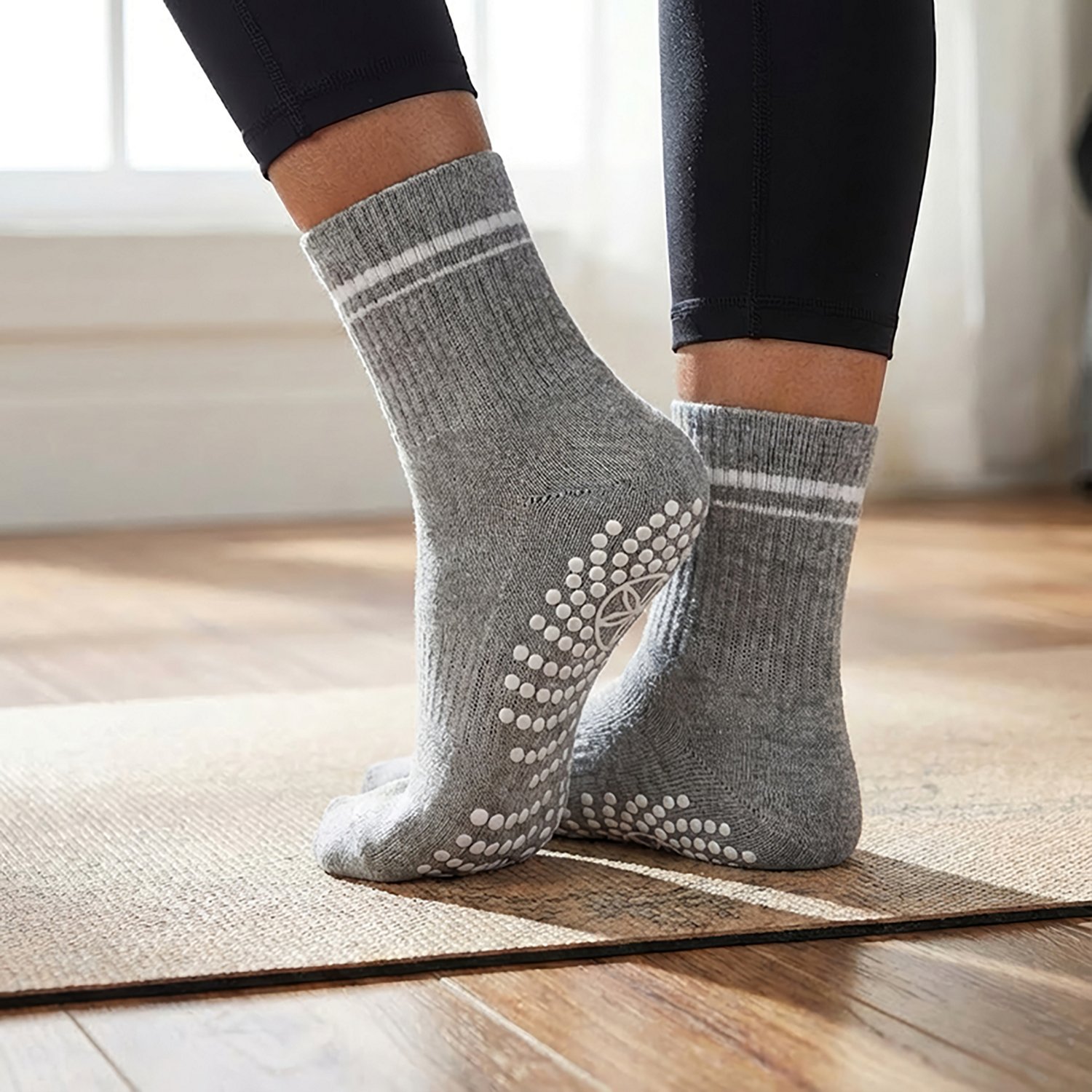 Gaiam Grippy Crew Socks 2-Pack - view number 5
