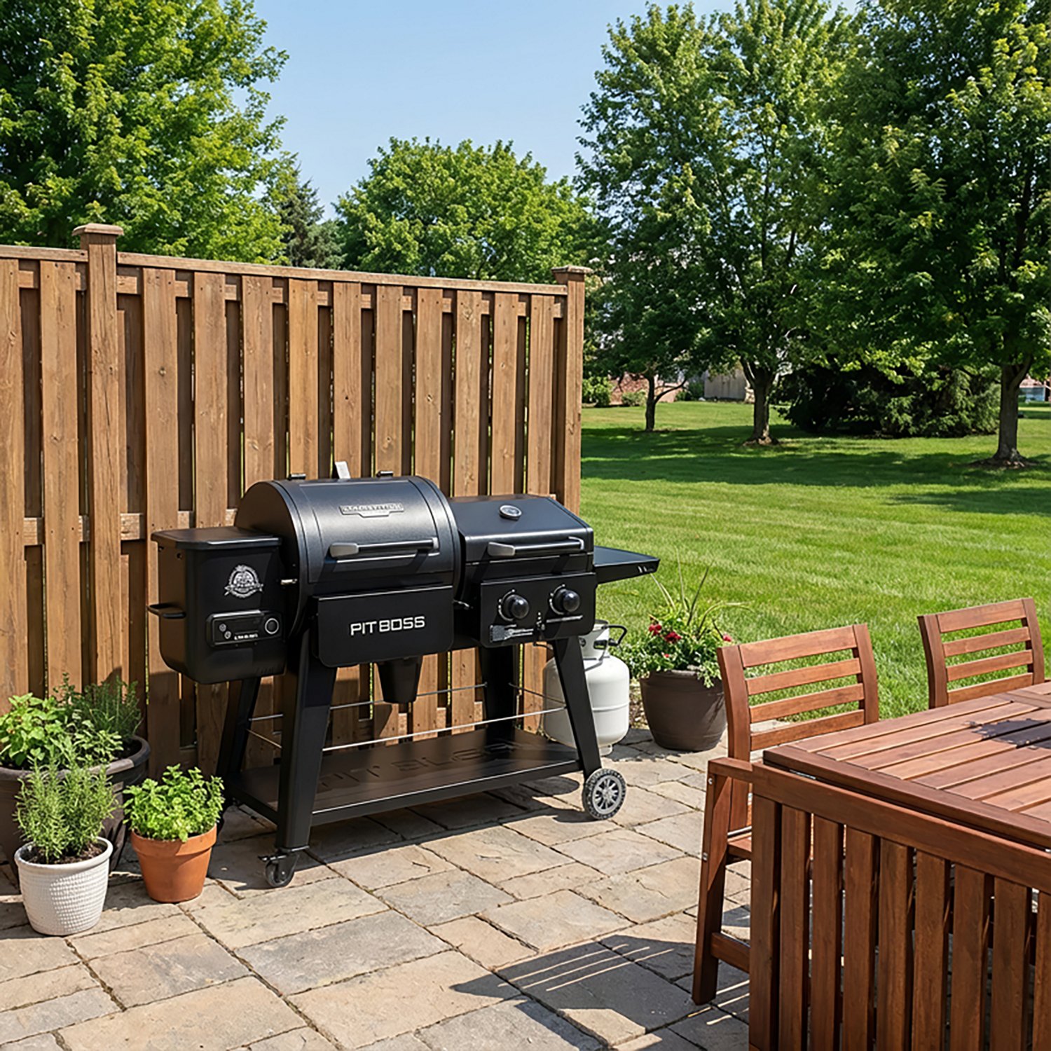 Pit Boss 1020 Competition Series 2 Pellet-Propane Combo Grill - view number 7