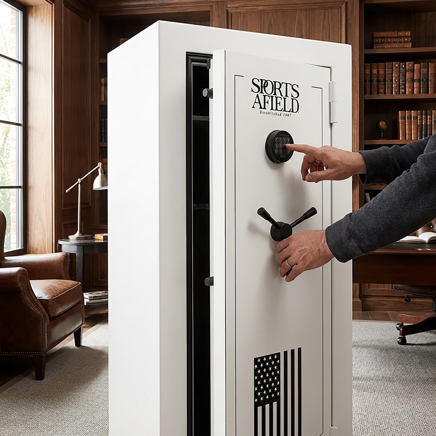 Sports Afield 30 Gun Safe with Flag - view number 8