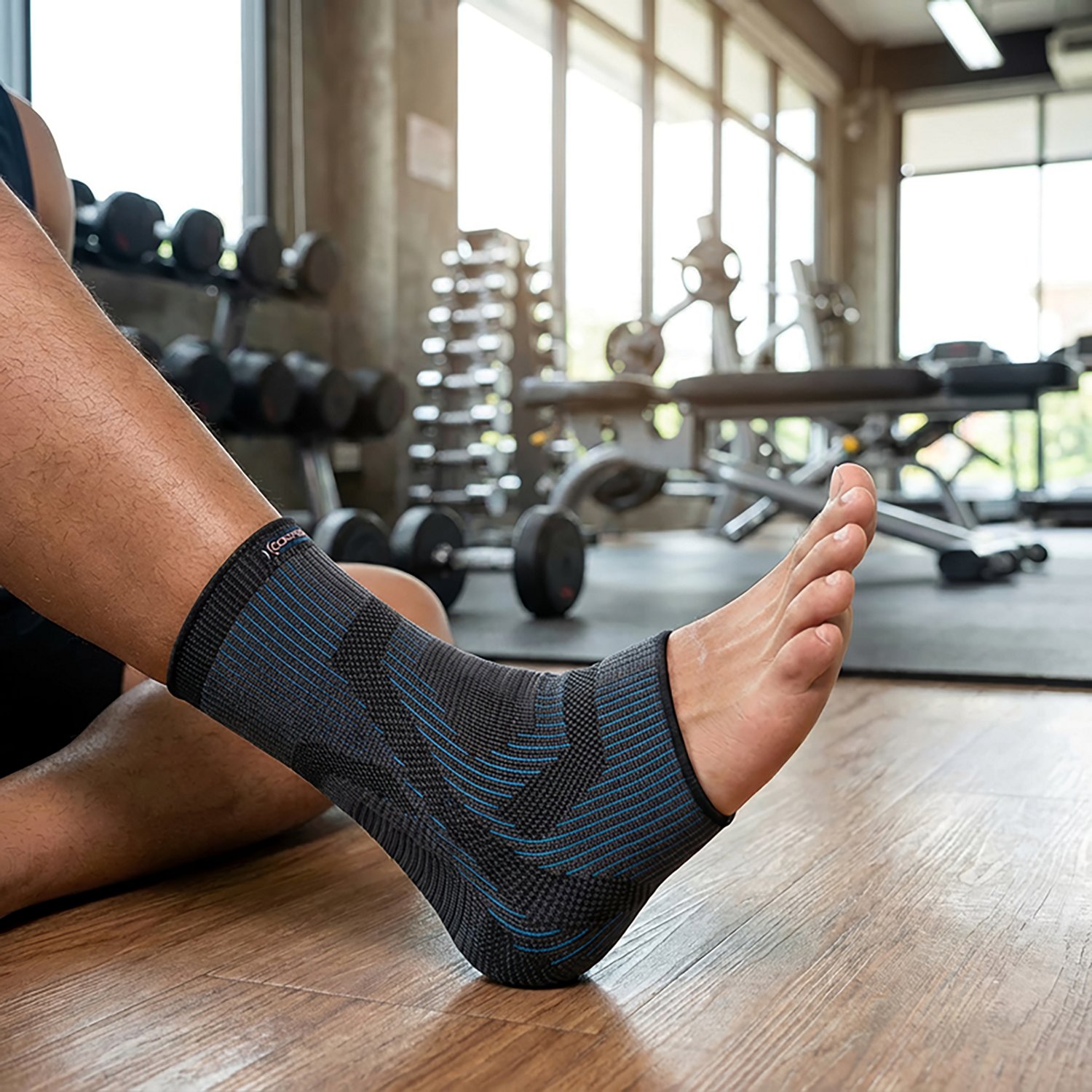 Copper Fit Mobilizer Ankle Compression Sleeve