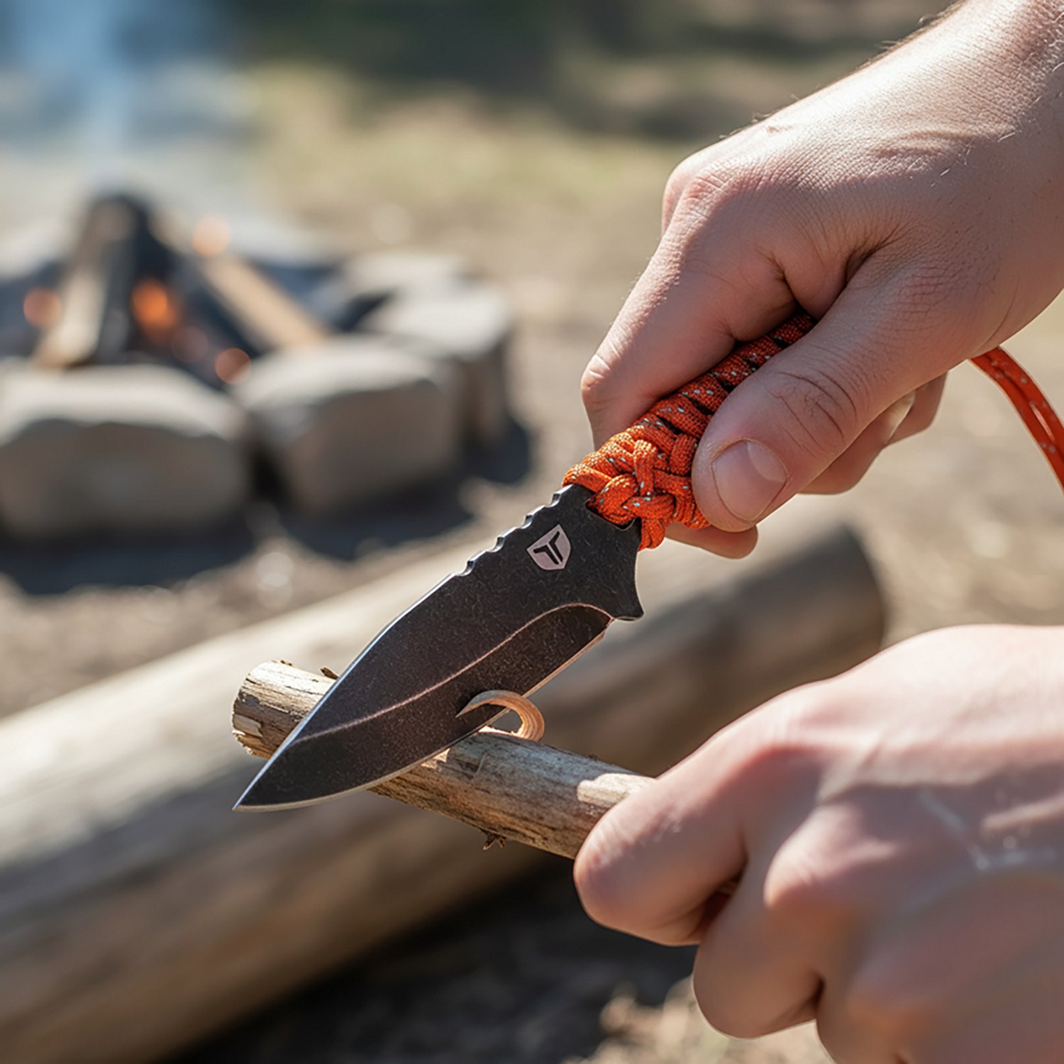 True NEKKID 2.4" Fixed Blade Skeletal Paracord Handle Knife and Sheath - view number 8