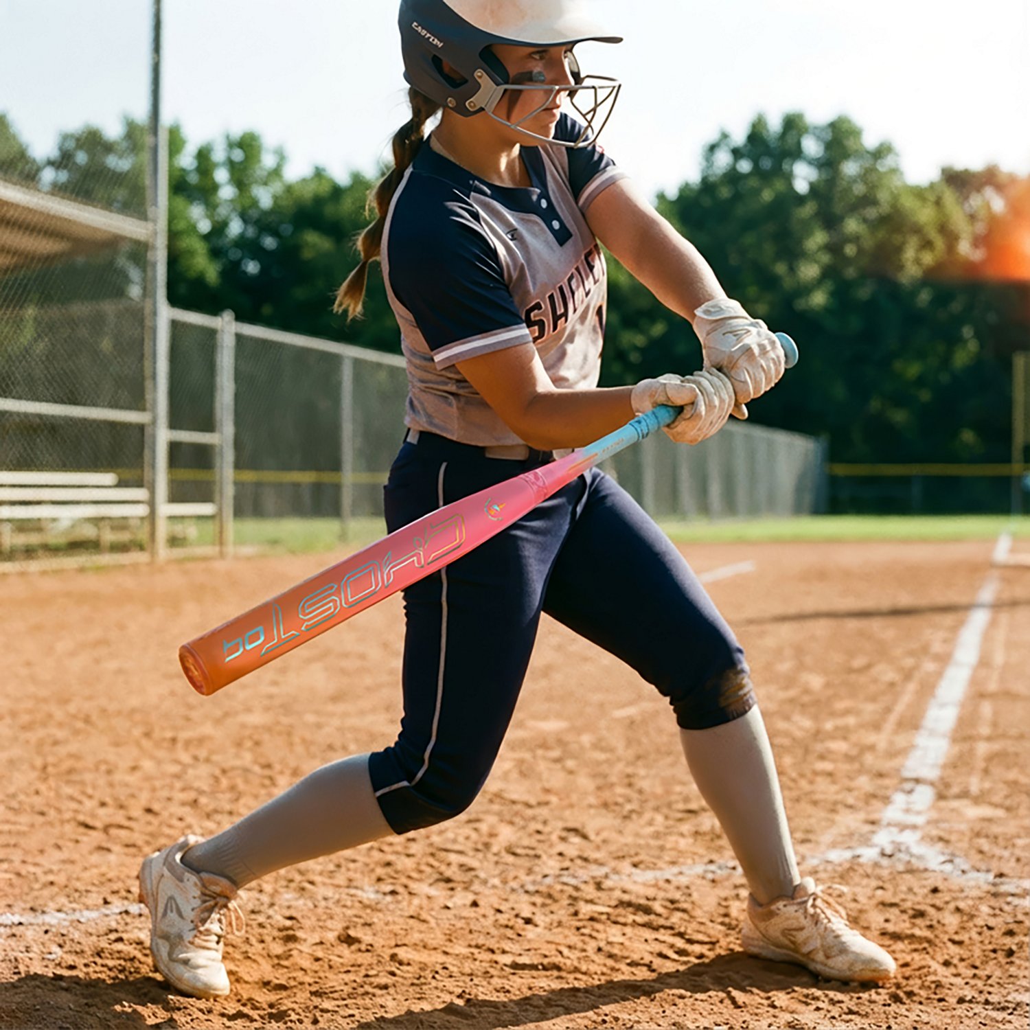 EASTON Ghost OG Rainbow Sherbet Fastpitch Softball Bat -11 - view number 7