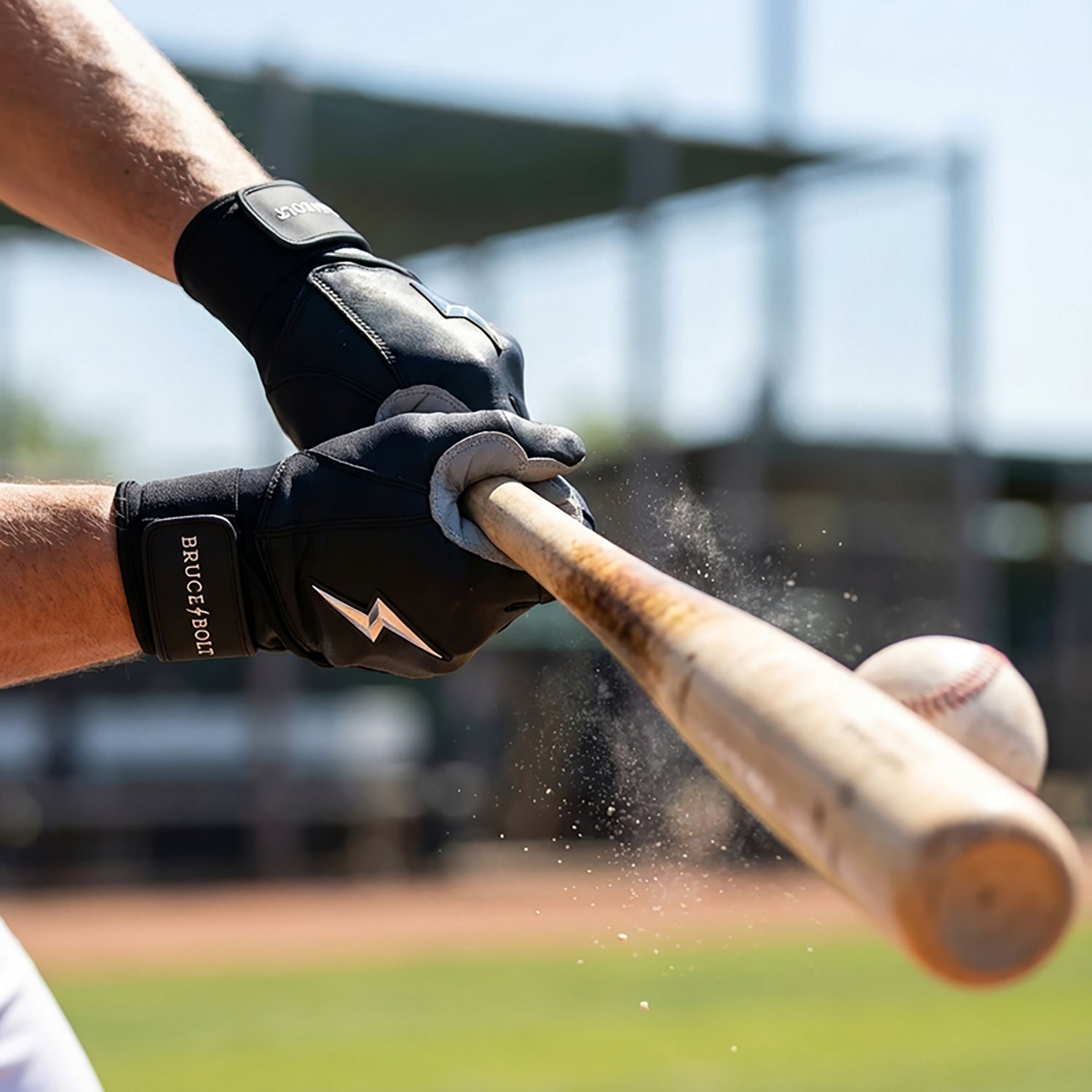 BRUCE BOLT CHROME Series Long Cuff Batting Baseball Gloves - view number 6