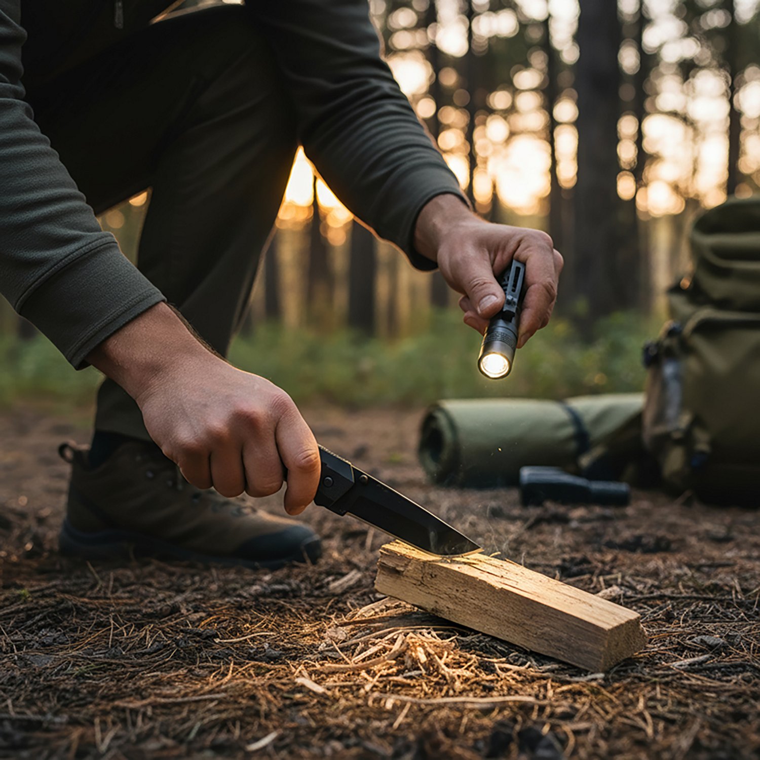 Outdoor Edge Razor SX Replaceable Blade EDC Knife with Mini Flashlight - view number 5