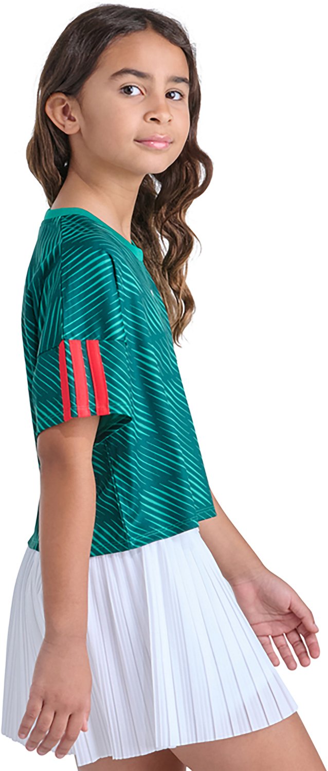 adidas Girls' All Over Print World Soccer Top - view number 3