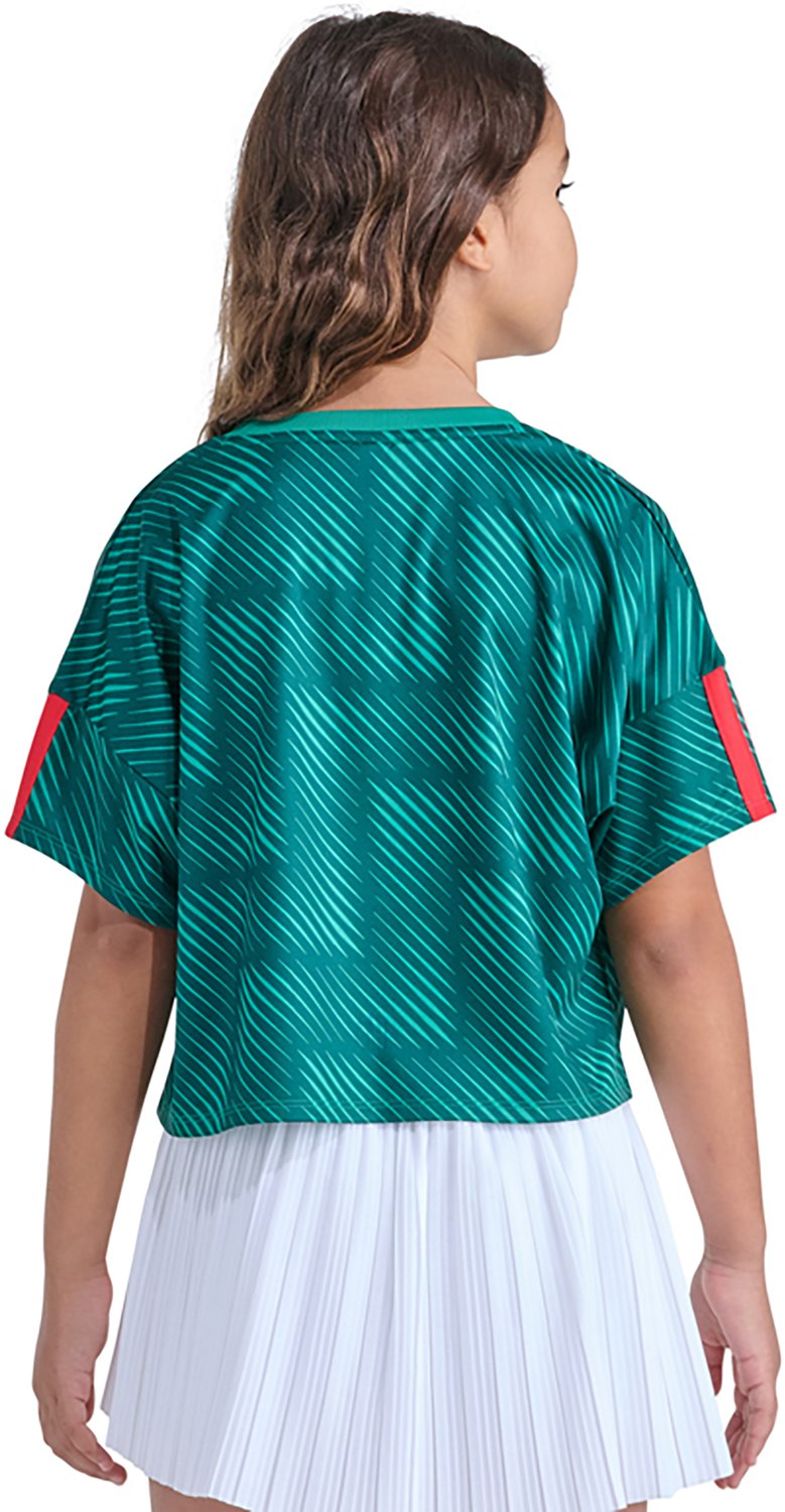 adidas Girls' All Over Print World Soccer Top - view number 4