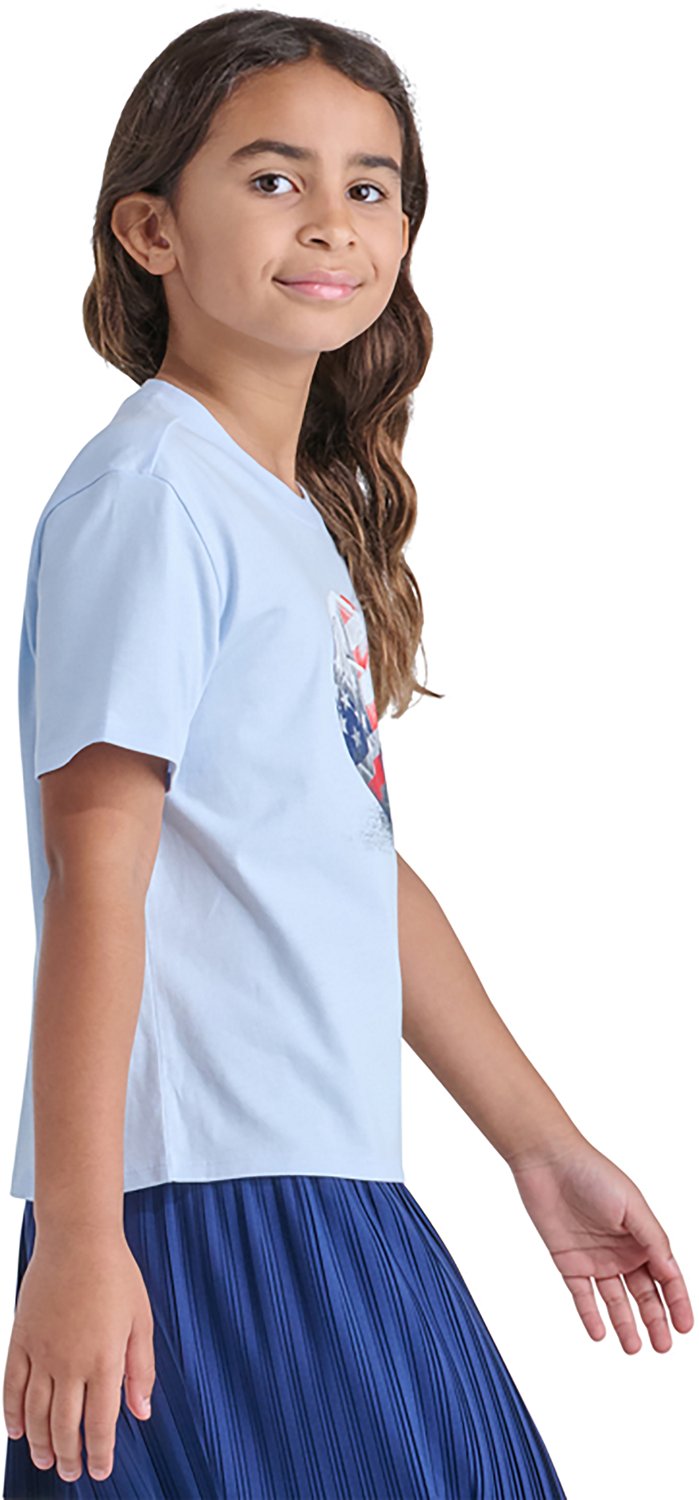 adidas Girls' USA Soccer Ball Graphic T-Shirt - view number 3