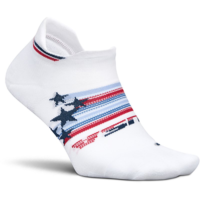 Feetures Womenâs Elite Max Cushion No Show Spangled Socks