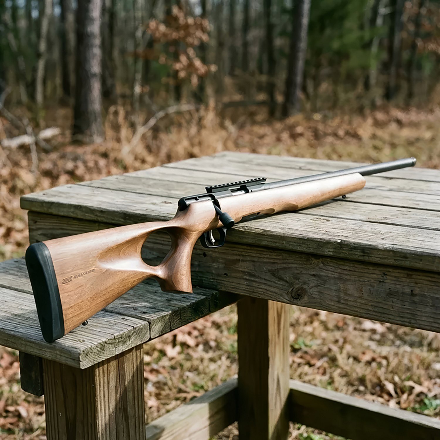 Savage B Series Timber .17 HMR Bolt Action Rifle - view number 2