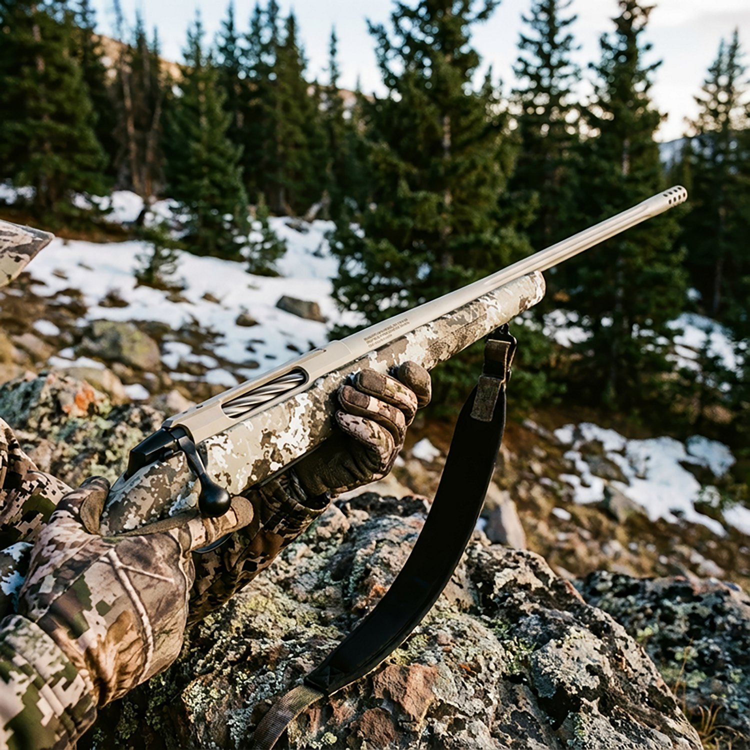 Tikka T3x Lite .270 Win Bolt-Action 22.40" Veil Alpine Threaded Rifle - view number 3