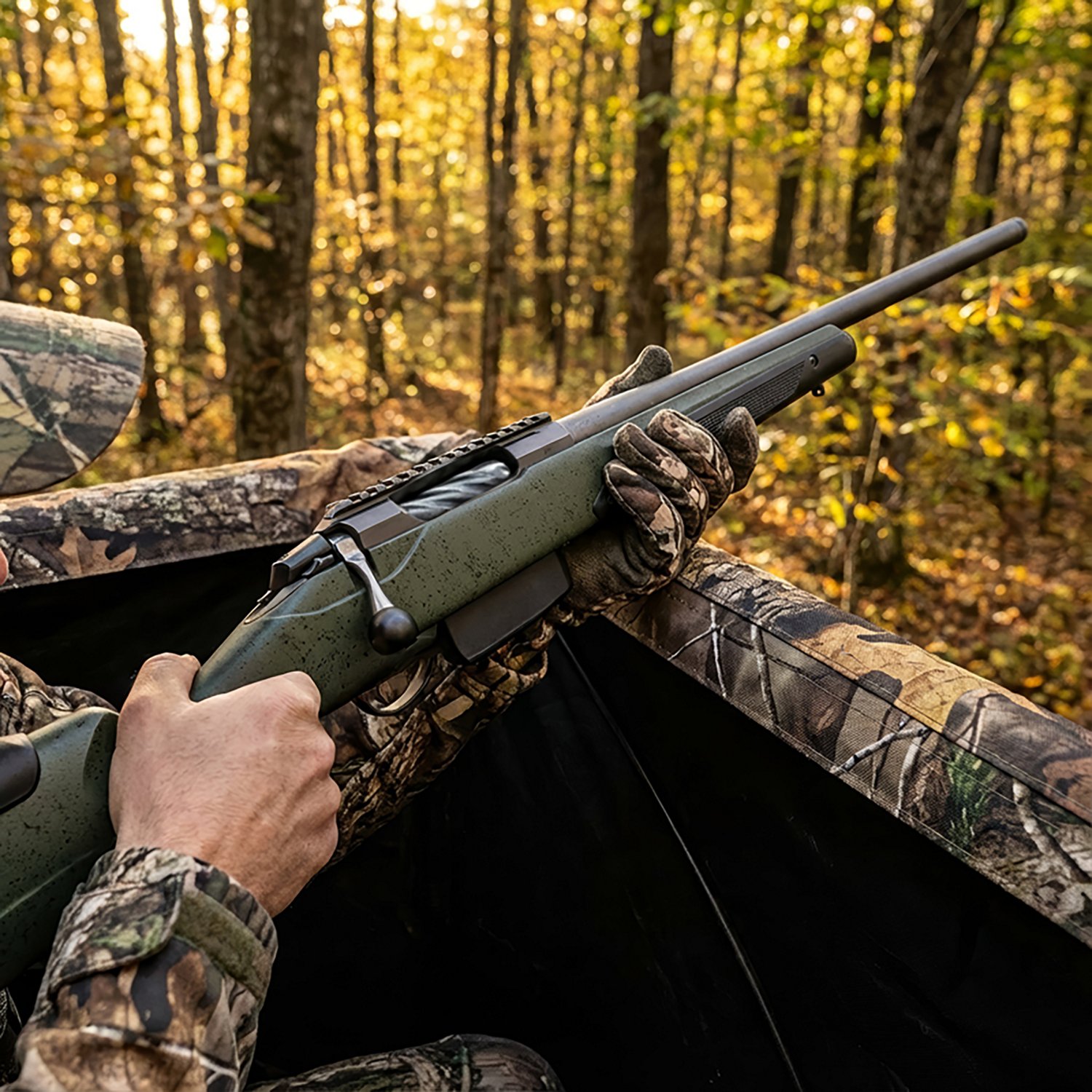 Tikka T3x Super Varmint 6.5 PRC Bolt-Action 23.70" Tungsten/Green Threaded Rifle - view number 3