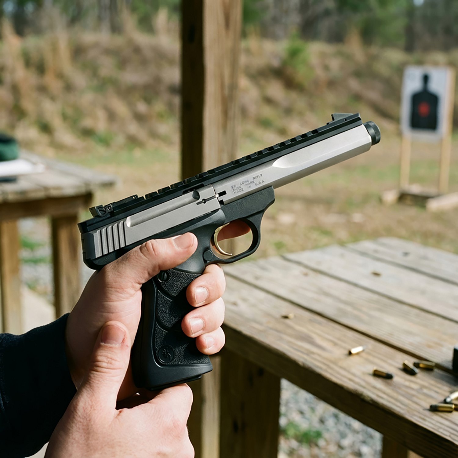 Browning Buck Mark Contour SR .22 LR Single Action Pistol - view number 2