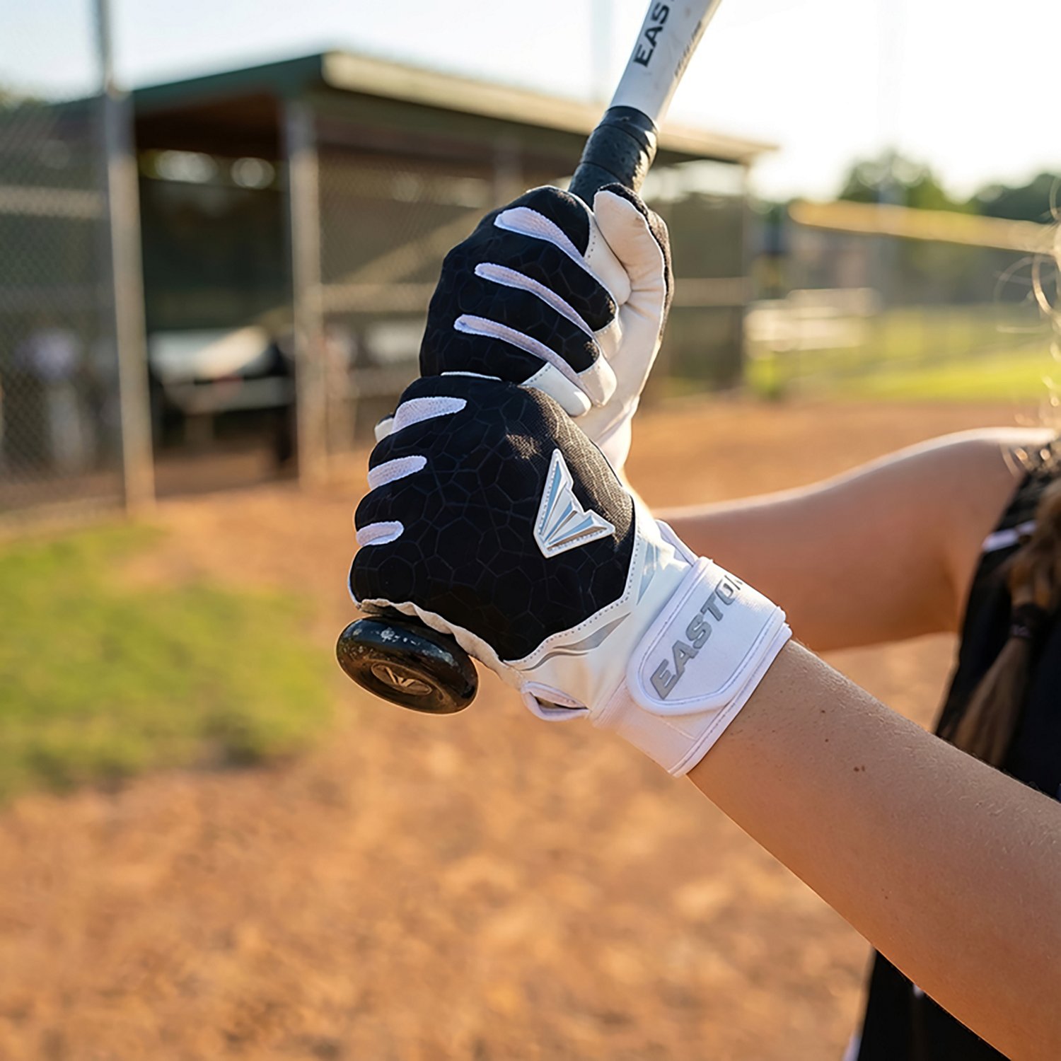 EASTON Girls' Quartz Fastpitch Softball Batting Gloves - view number 4