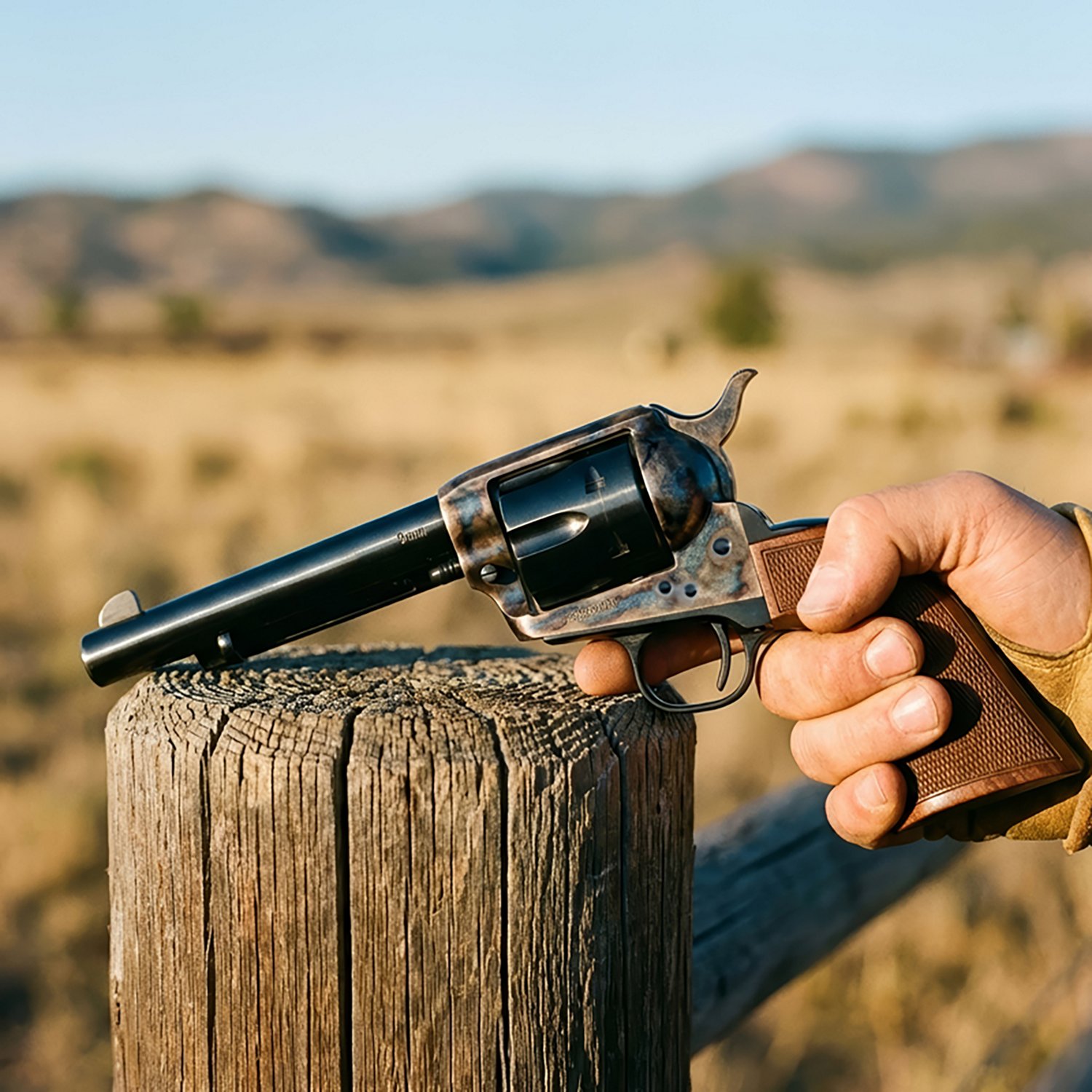 Uberti 1873 Cattlemen El Patron 9mm Single Action Revolver - view number 2