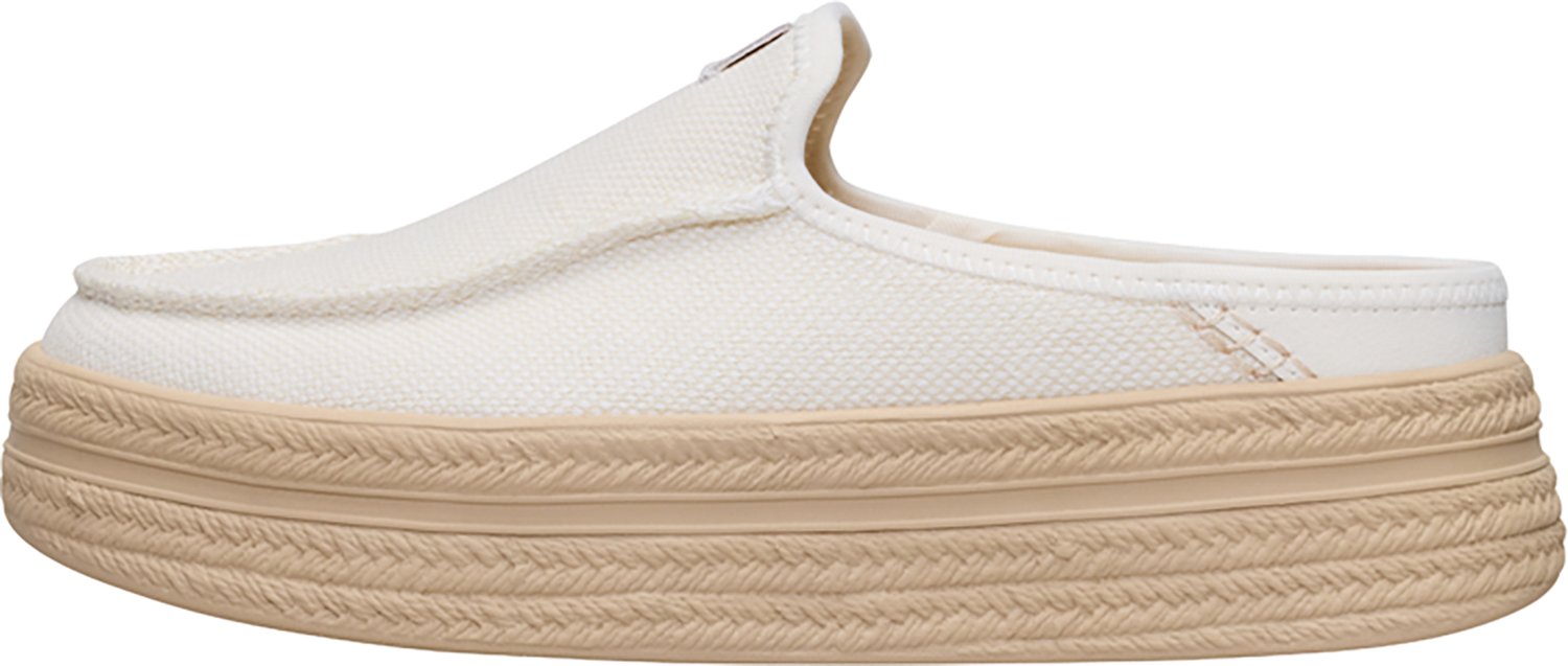 HEYDUDE Women's Wendy Austin Lift White Espadrille Canvas Shoes - view number 2