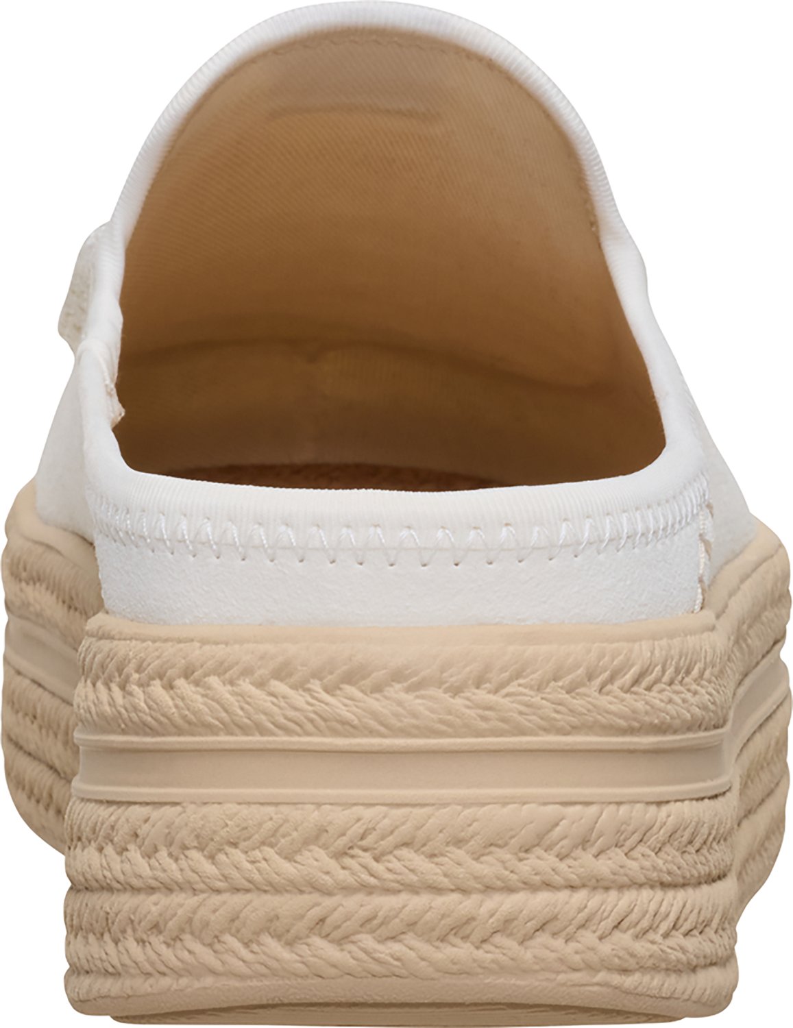 HEYDUDE Women's Wendy Austin Lift White Espadrille Canvas Shoes - view number 4