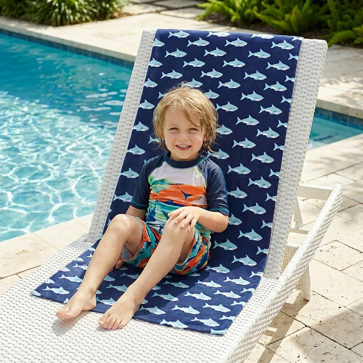 O'Rageous Kids’ Shark Towel - view number 3
