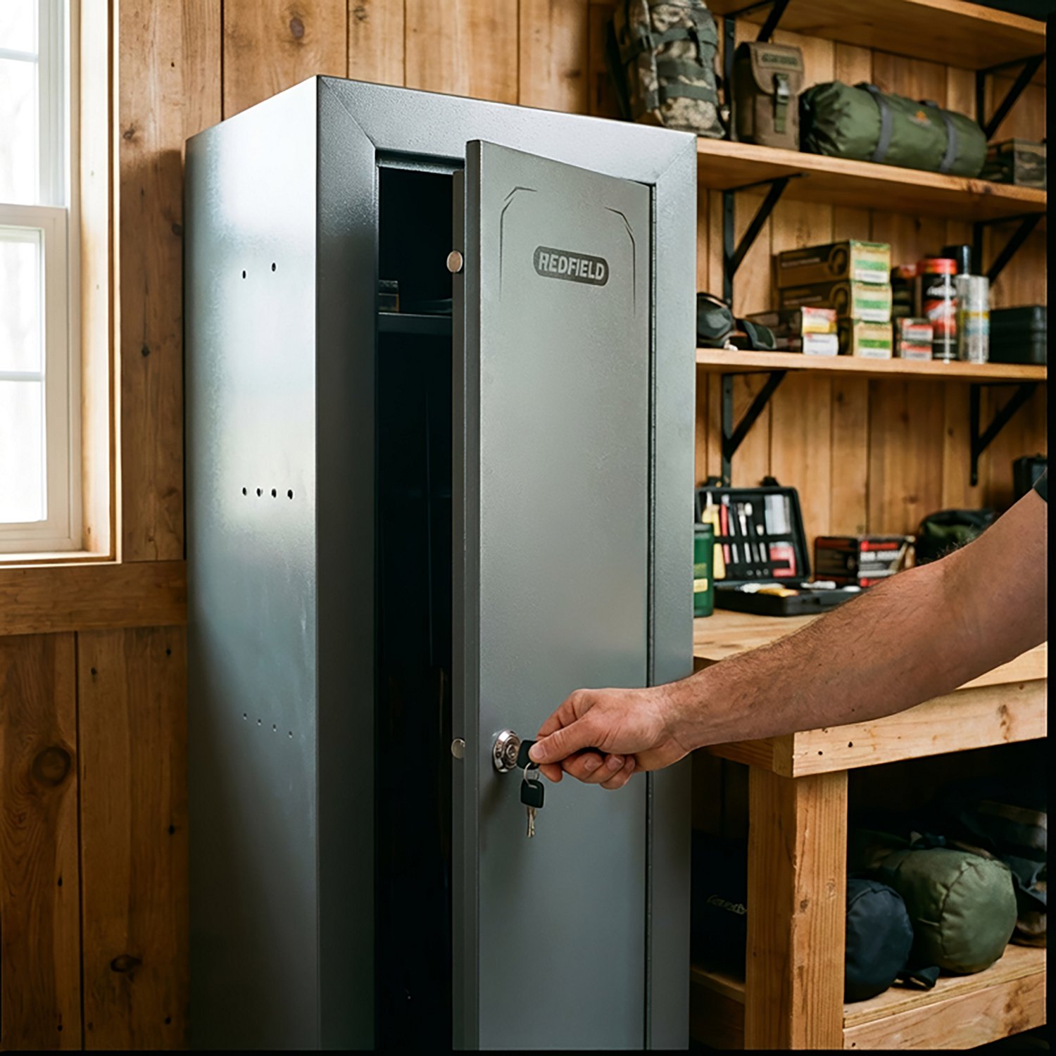 Redfield Divided 18-Gun Cabinet - view number 6