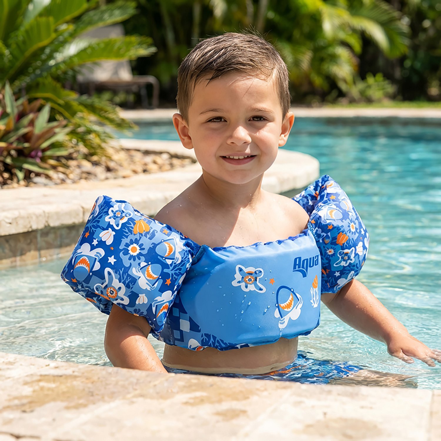 Aqua Leisure Boys’ Blue Turtles Tadpole USCG Swimmer - view number 8