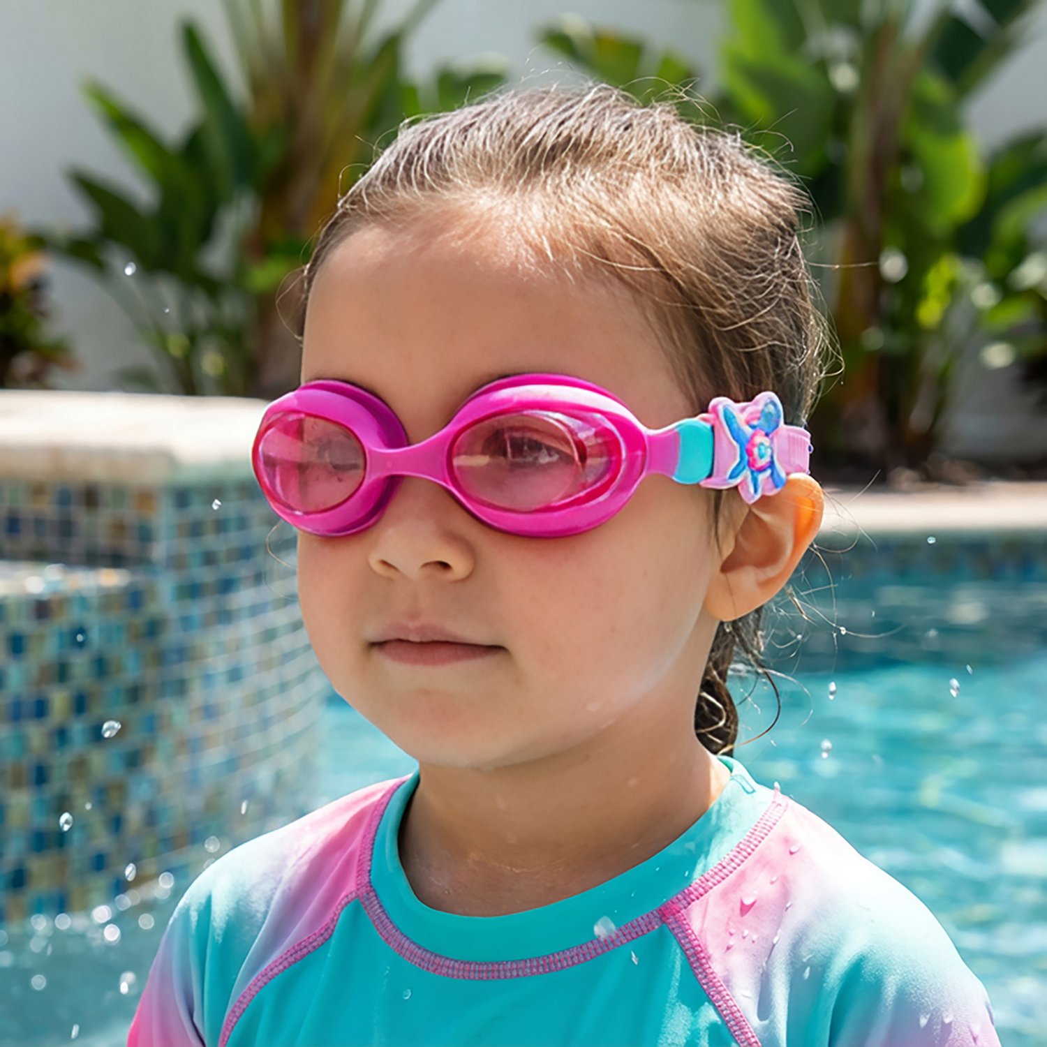 Aqua Leisure Girls’ LTS Pink Turtle Goggles - view number 6
