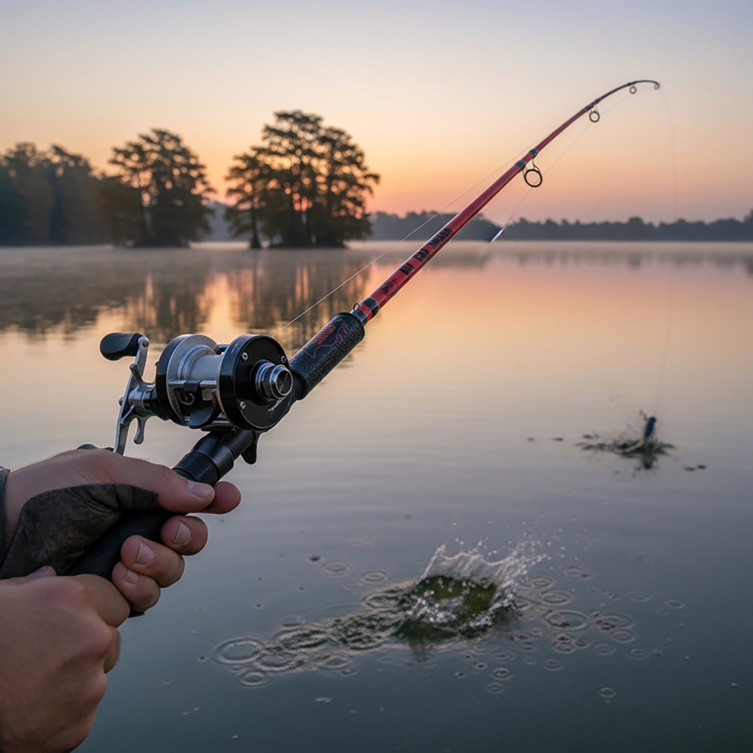 Lews MACH Cat Smash 7 ft 2 in MH Freshwater Casting Reel and Rod Combo - view number 3