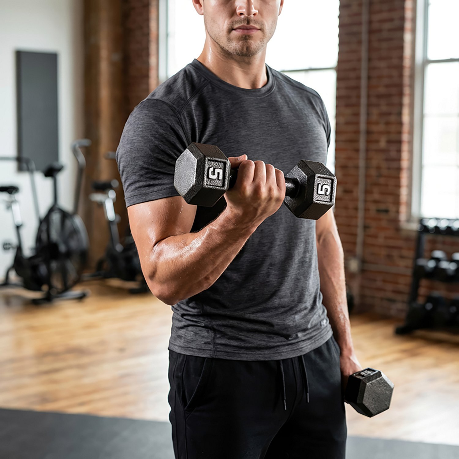 Marcy Hex Dumbbell – Single