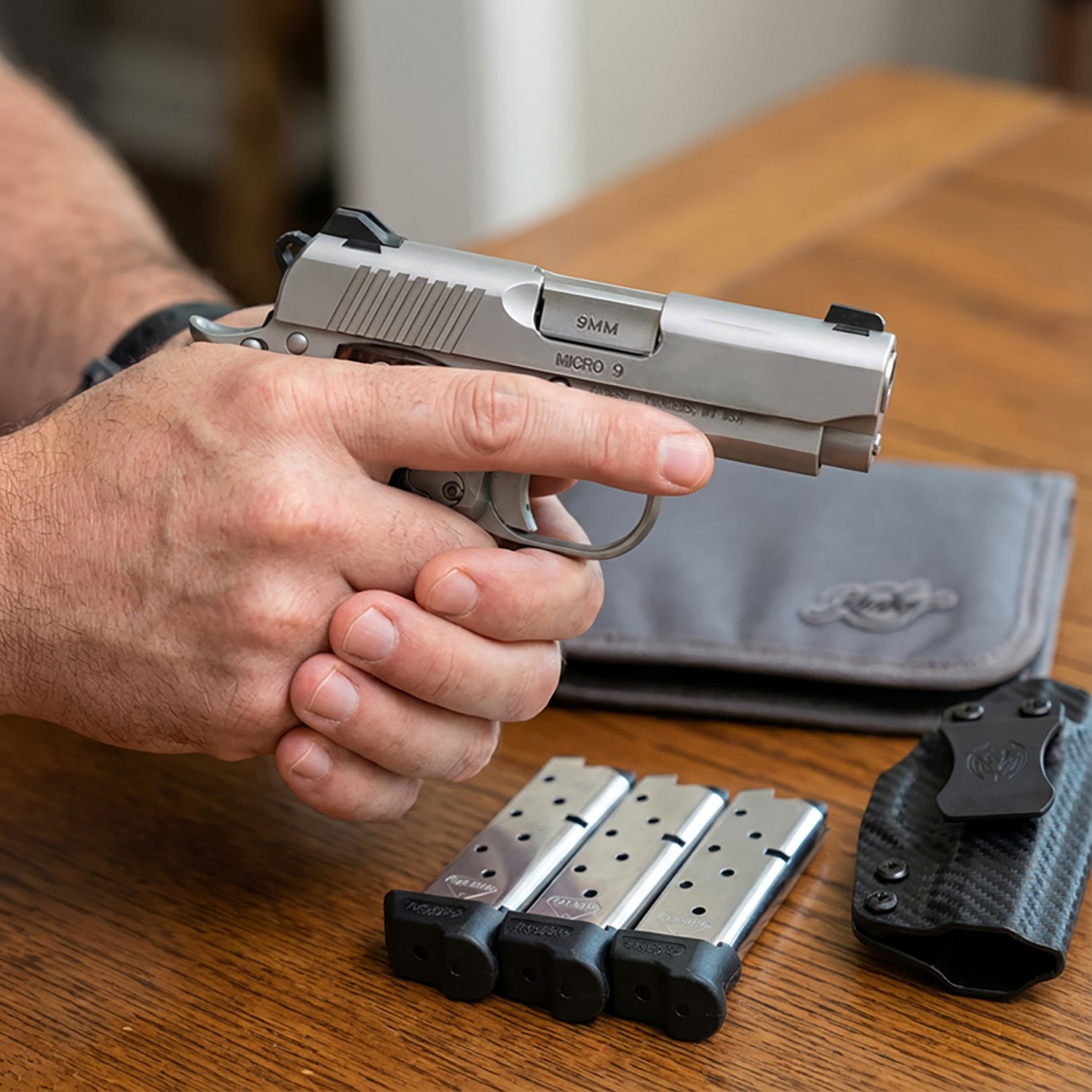 Kimber Micro 9mm Stainless Rosewood Ready to Carry Pistol Bundle  - view number 3