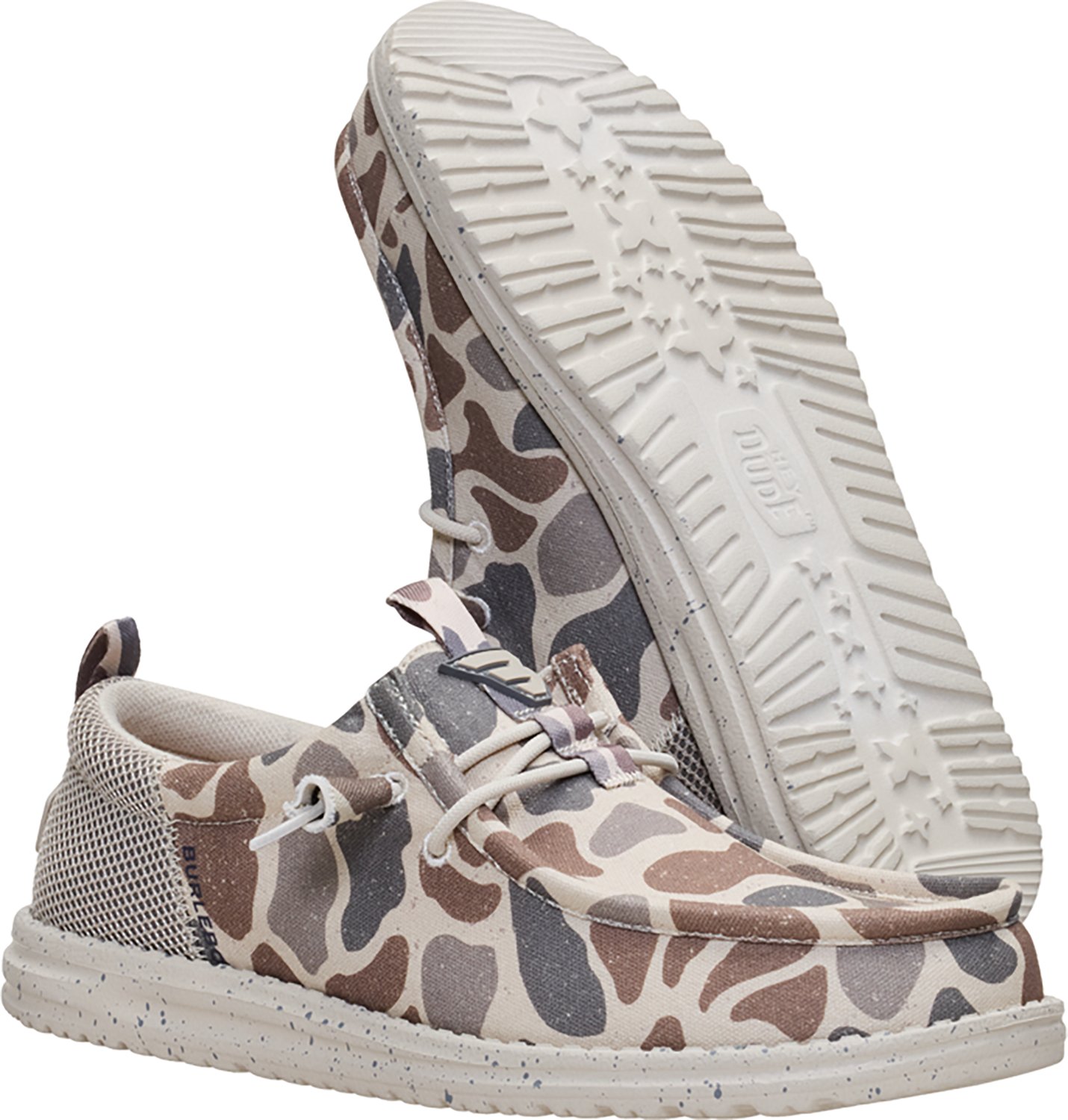 HEYDUDE Adults' Wally Funk BURLEBO Deer Camo Shoes - view number 6