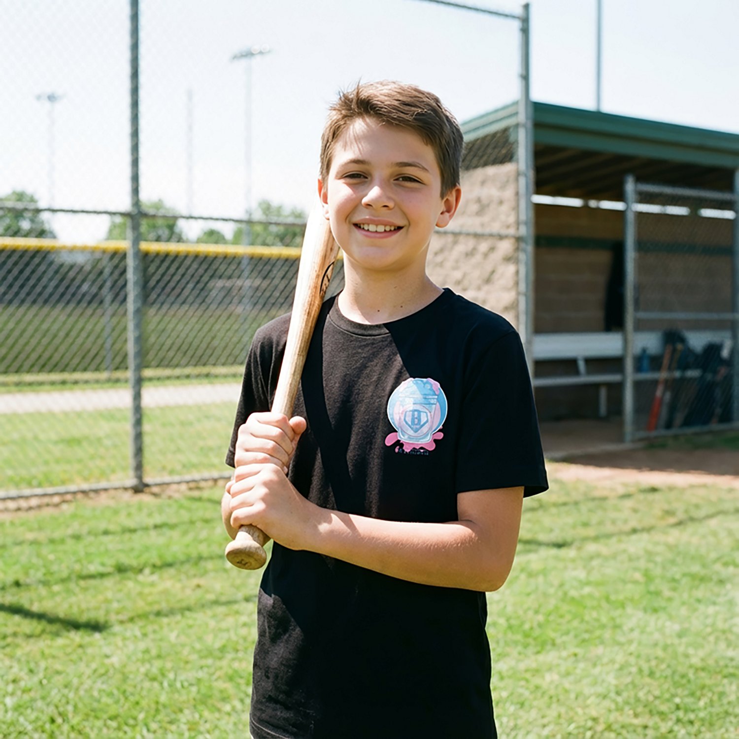 Baseball Lifestyle 101 Adults' Home Run Sweet Spot Short Sleeve T-shirt - view number 3