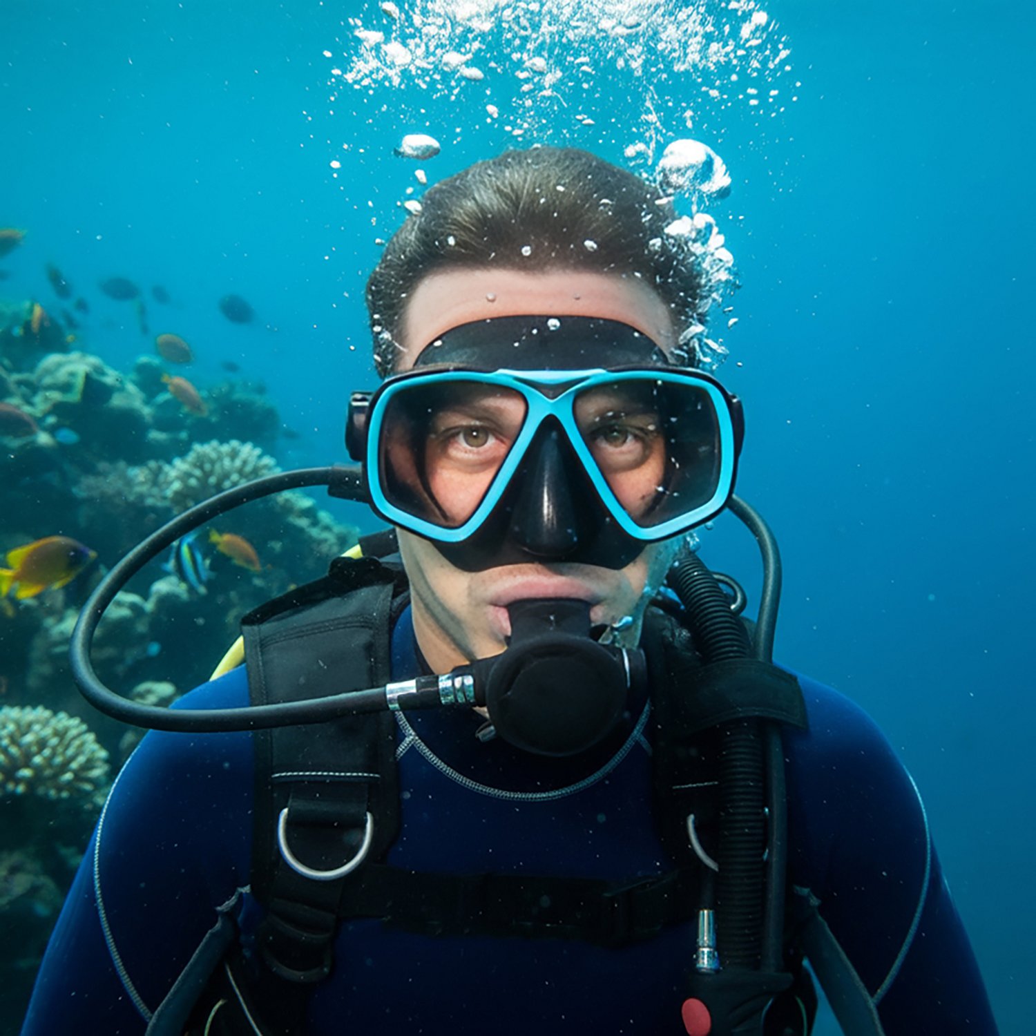 US Diver Adults' Belize Teal and Black Mask Swim Goggles - view number 6