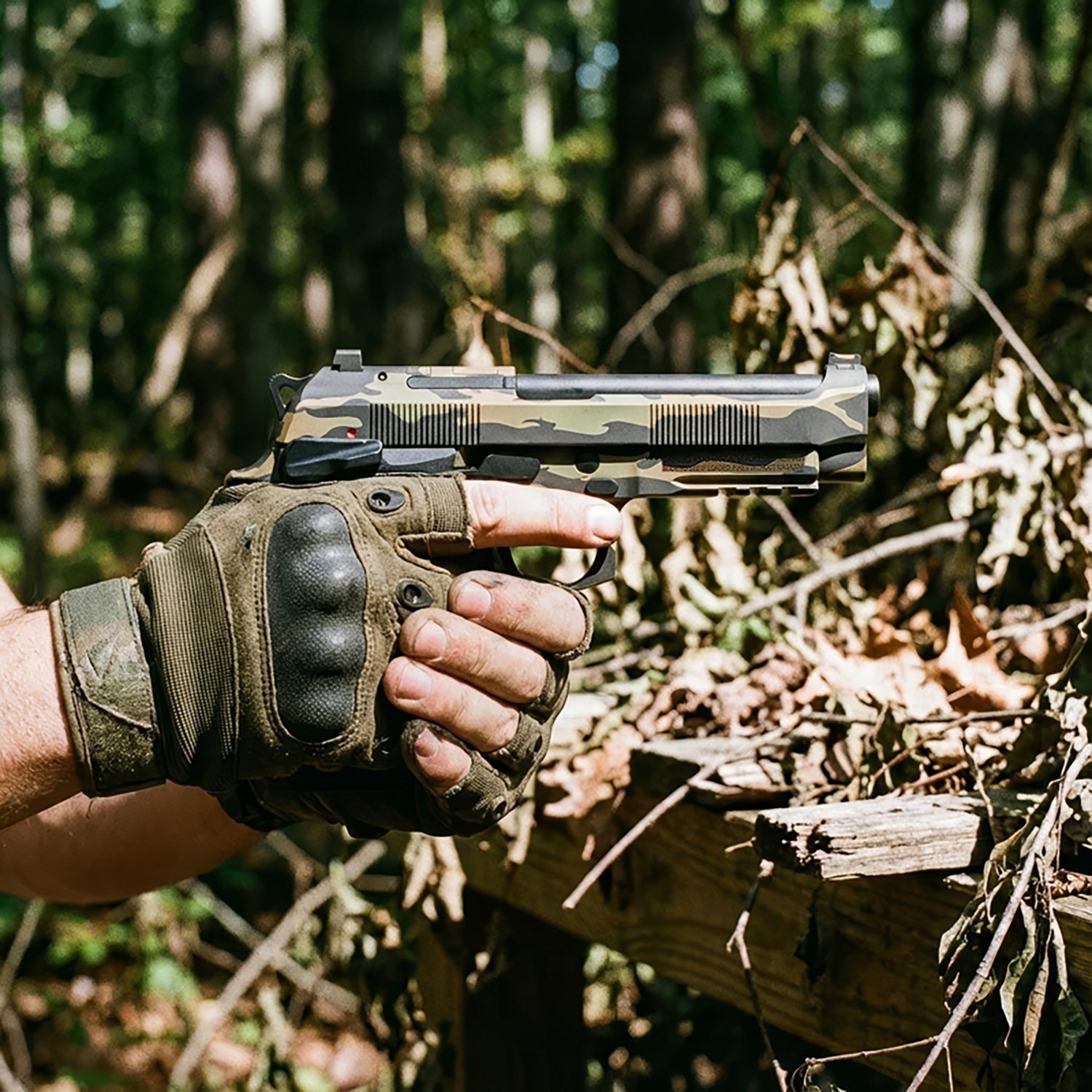 Beretta 92XI Vietnam Tiger Stripe 9mm Pistol - view number 4