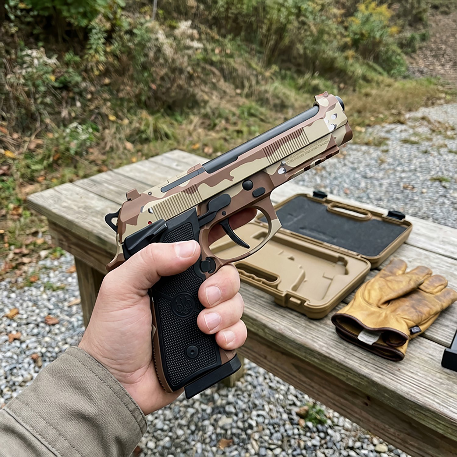 Beretta 92XI Chocolate Chip 9mm Pistol - view number 5