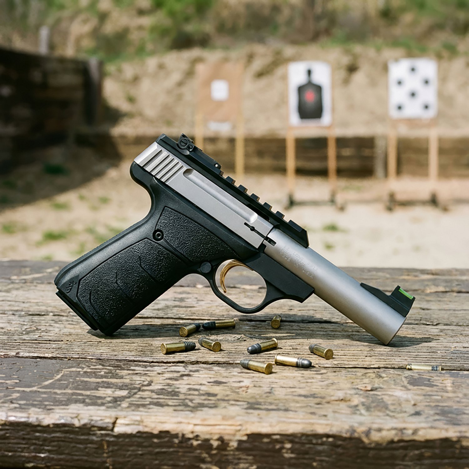 Browning Buck Mark Micro Bull Stainless 22 LR Single Action Pistol - view number 4