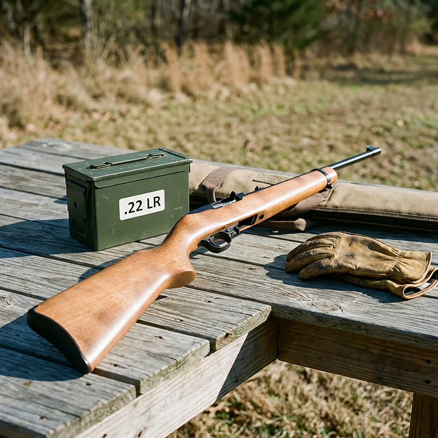 Ruger 10/22 .22LR Semiautomatic Rifle with Threaded Barrel - view number 4