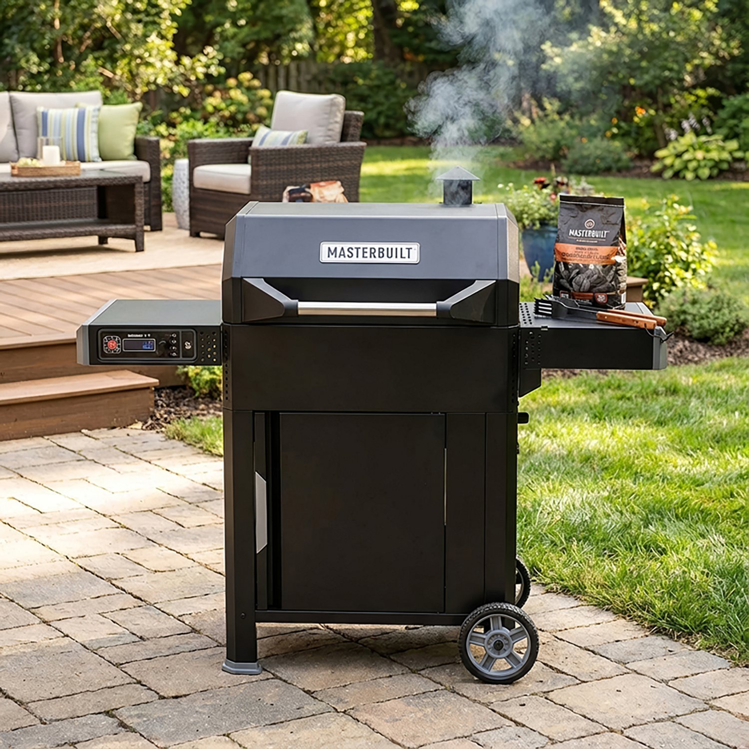 Masterbuilt AutoIgnite Series 545 Digital Charcoal Grill and Smoker