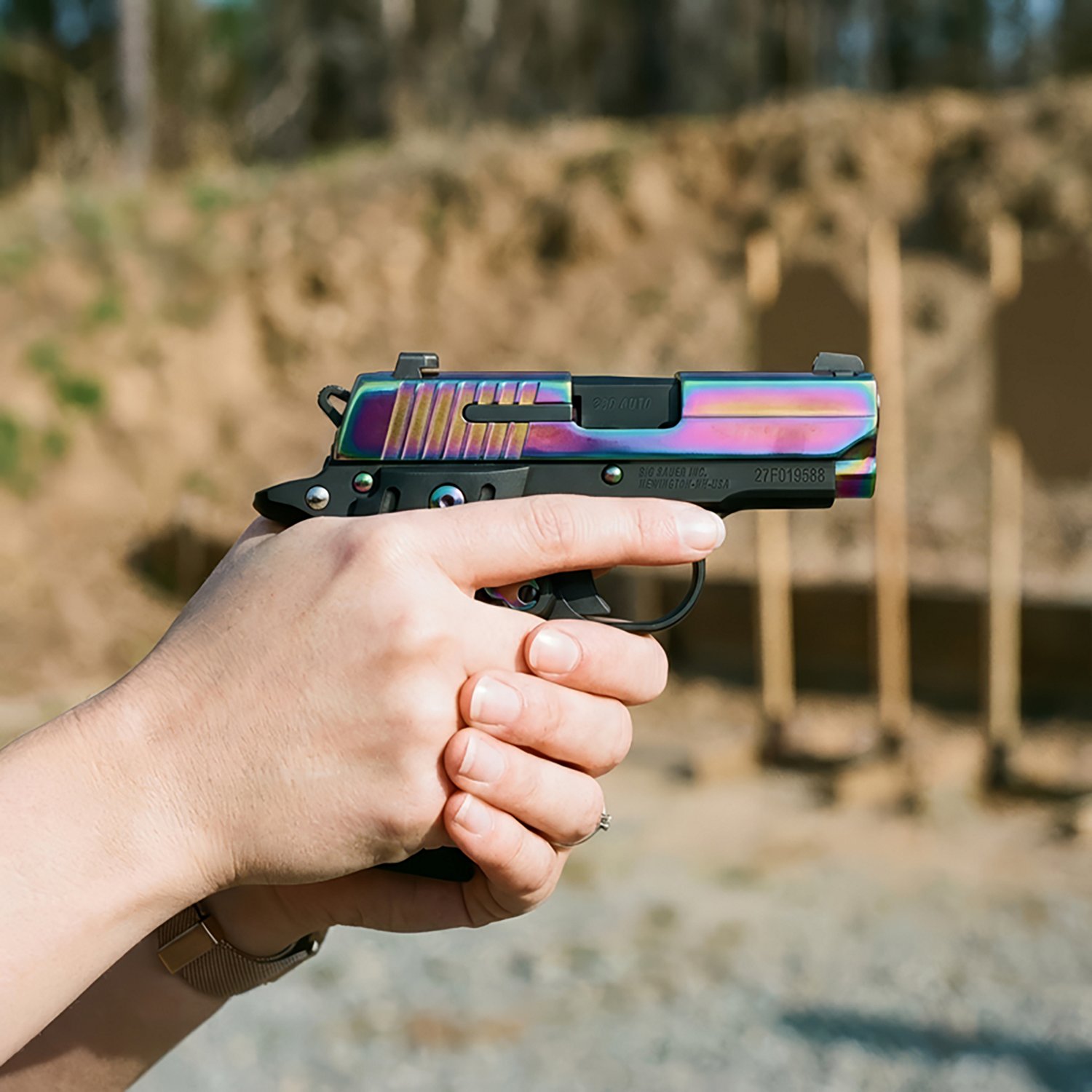 SIG SAUER P238 Rainbow .380 ACP Semiautomatic Pistol - view number 3