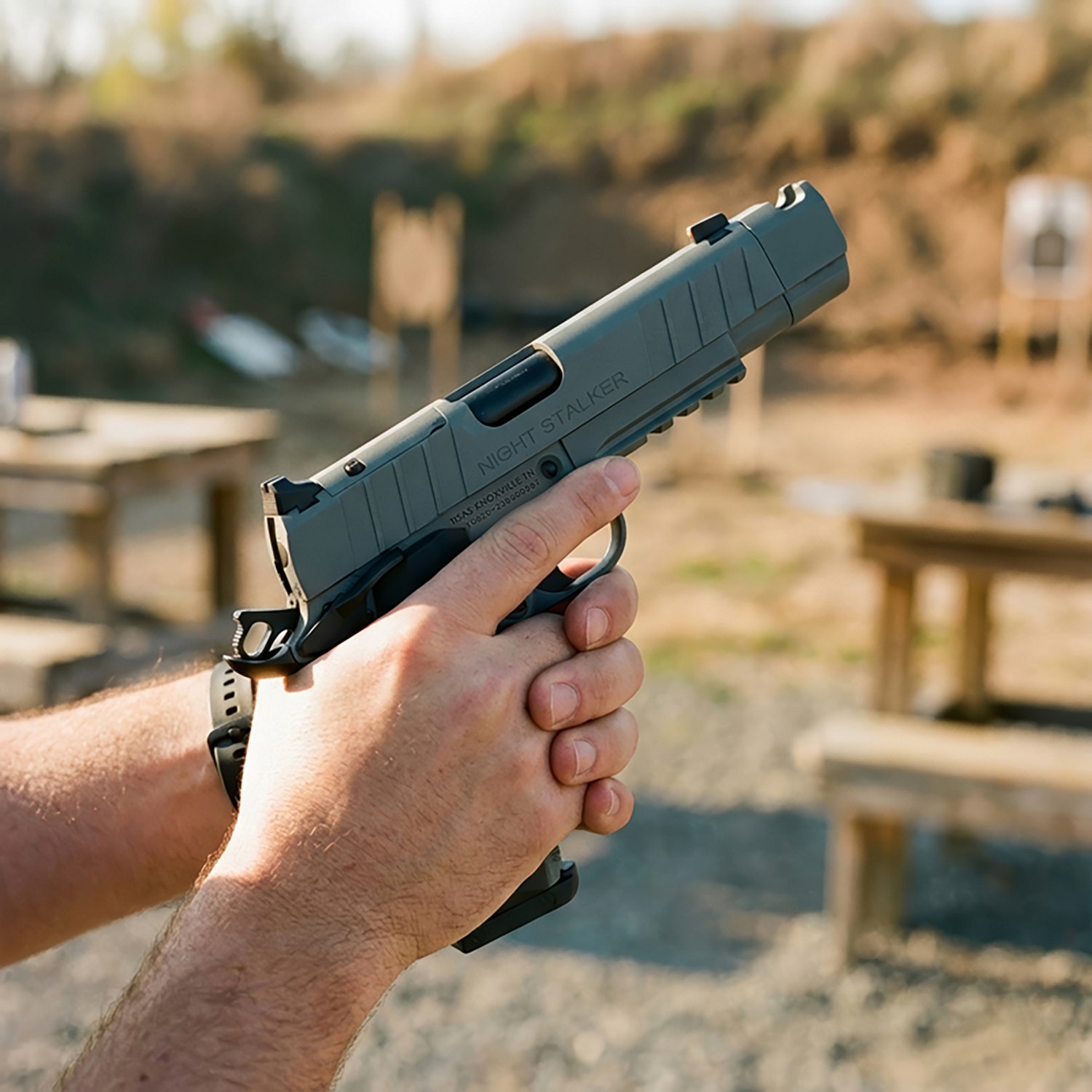 Tisas 1911 Night Stalker Comp .45 ACP Semi-automatic Pistol - view number 4