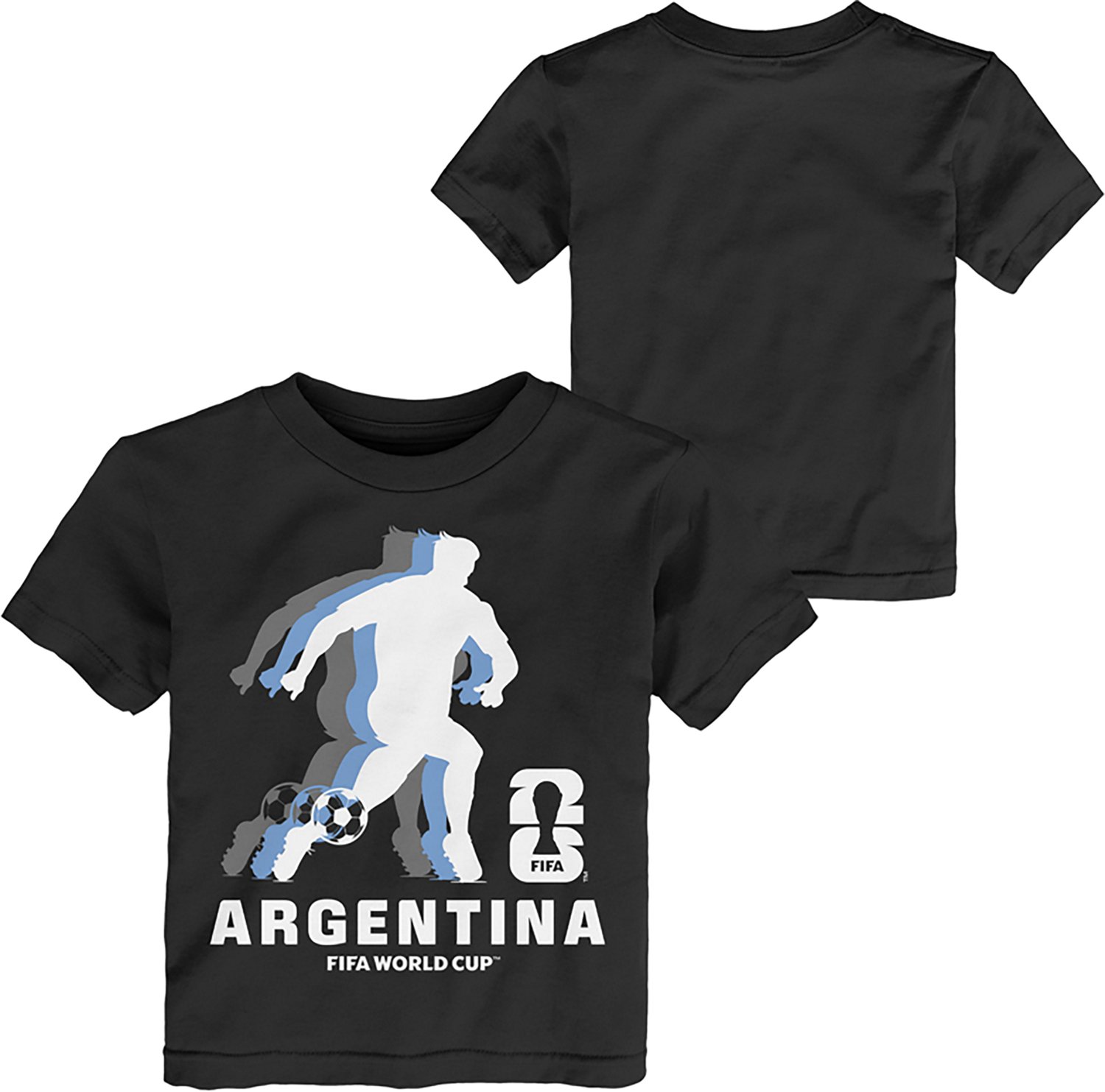 Outerstuff Toddler Boys' Argentina 26 World Cup Graphic T-shirt - view number 3