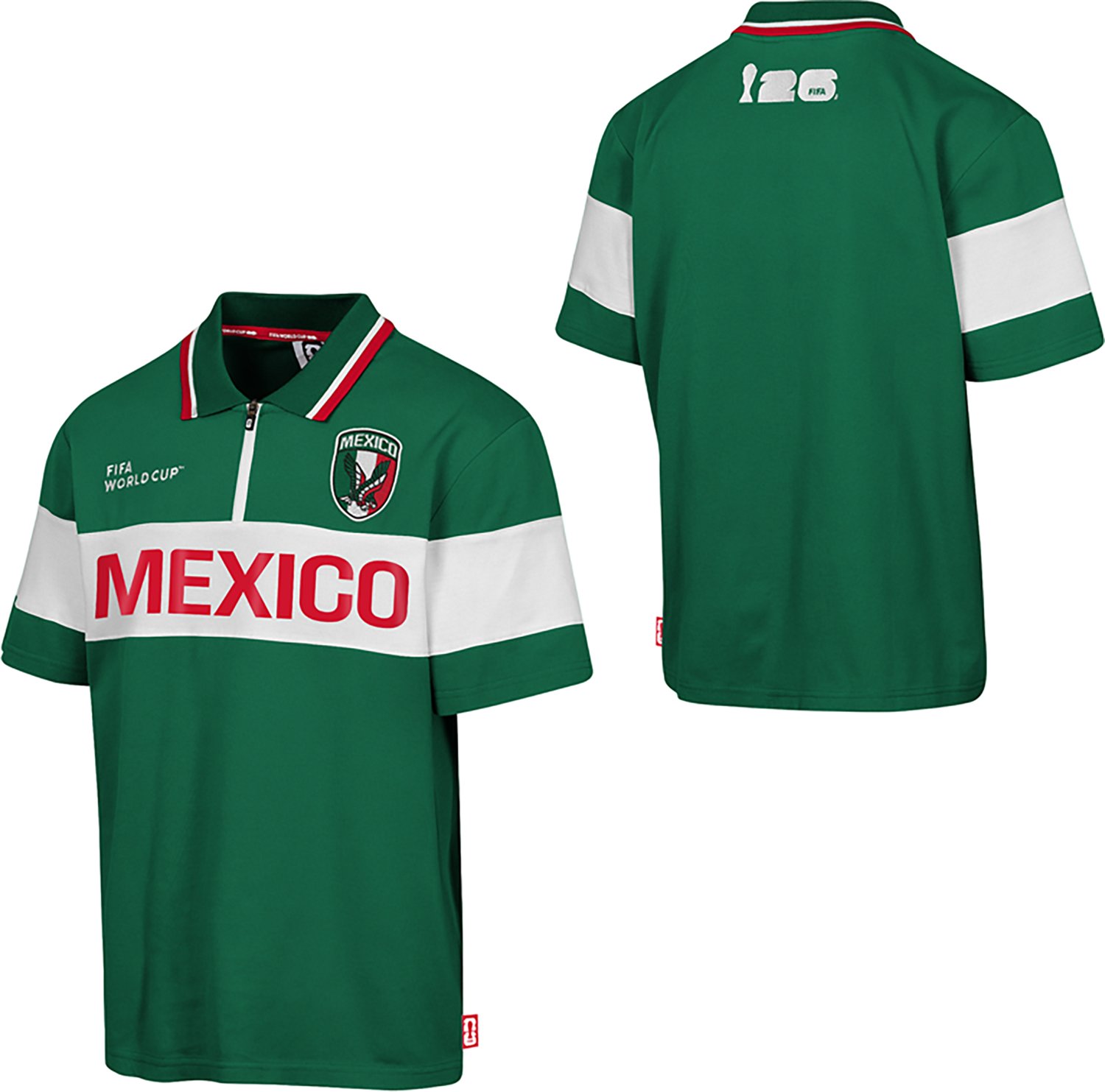 Outerstuff Men's Mexico Victory Thread Polo Shirt - view number 3