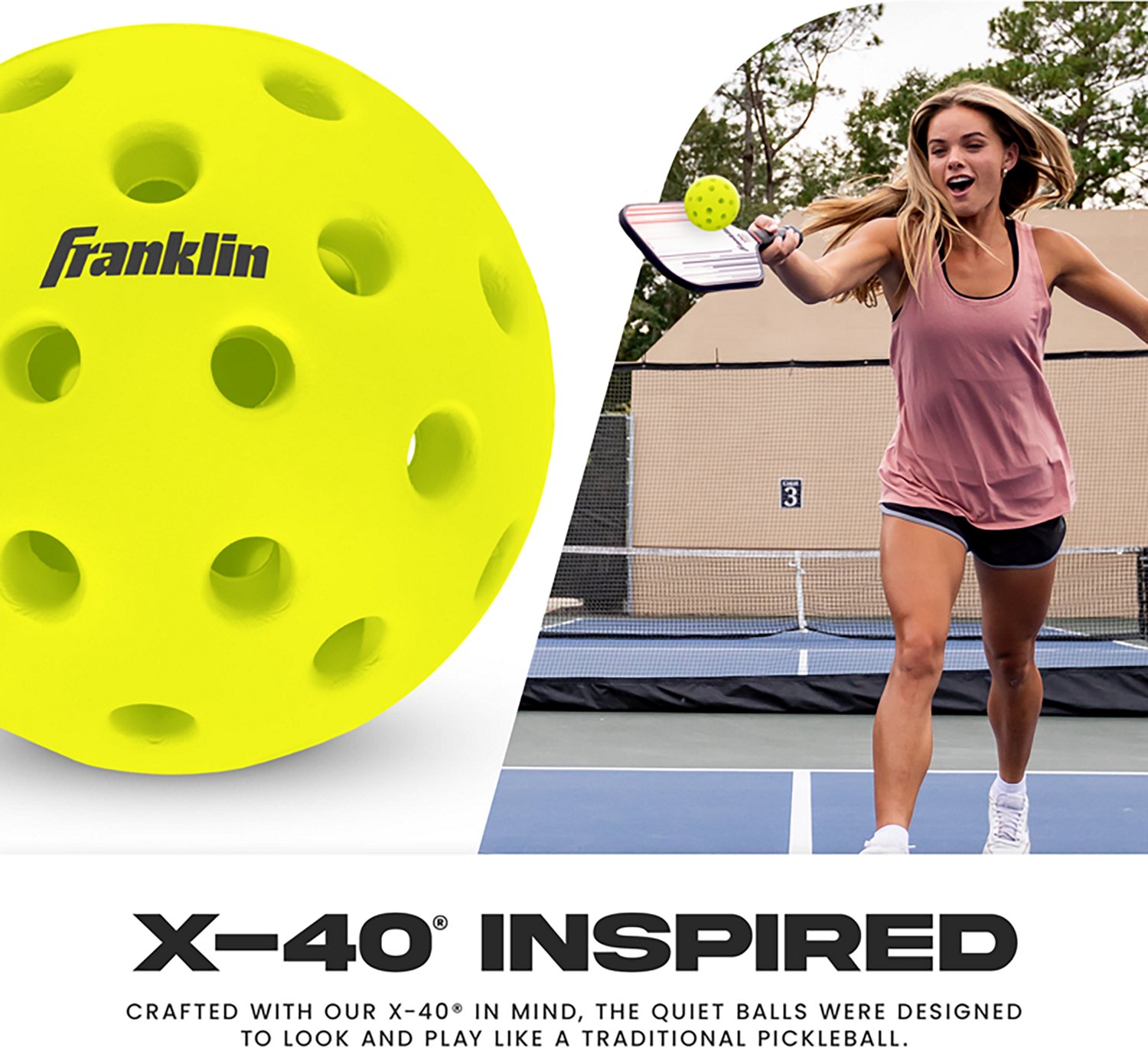 Franklin Silent Serve Pickleballs 3-Pack - view number 3