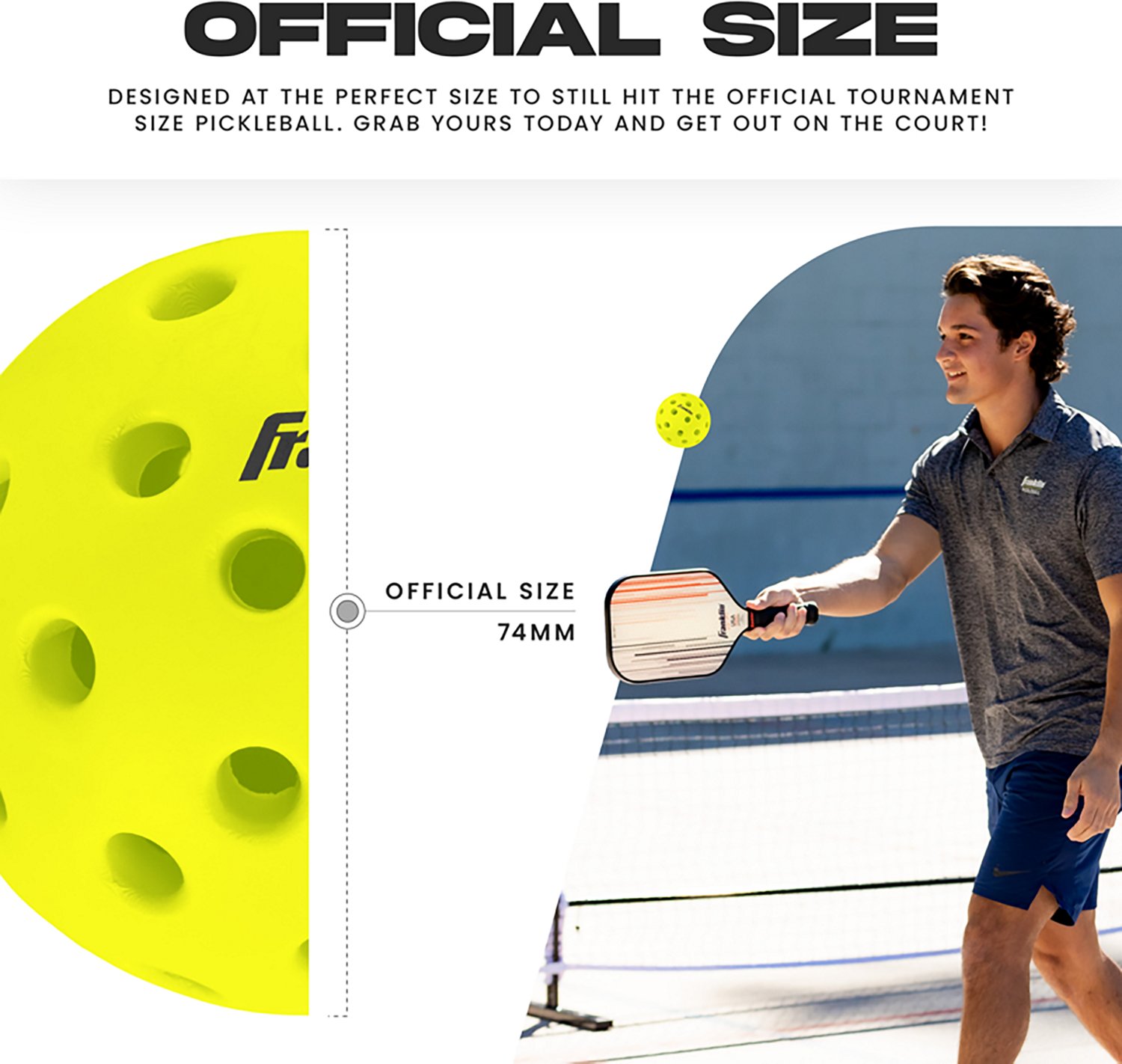 Franklin Silent Serve Pickleballs 3-Pack - view number 4